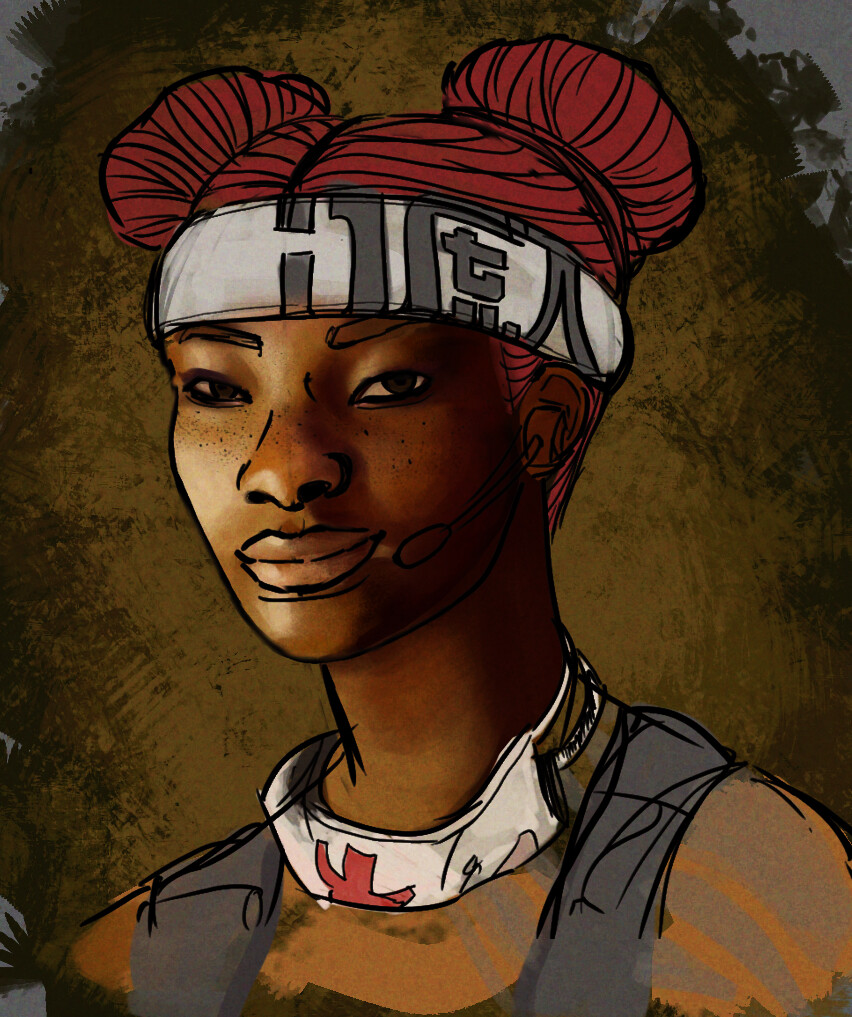 Artstation Apex Legends Lifeline Sketch Aniqua Choochoo