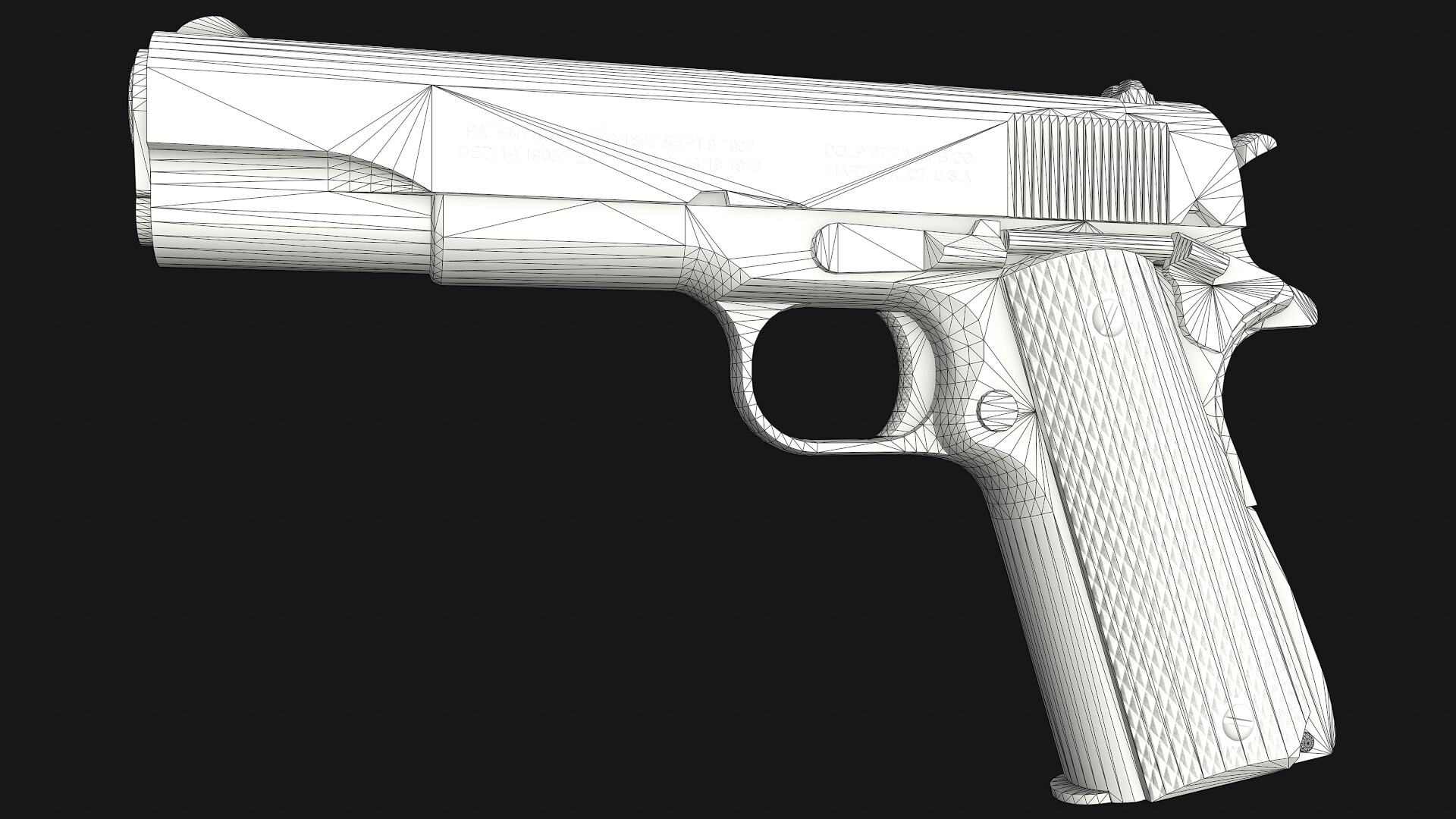 Чертеж кольт м1911