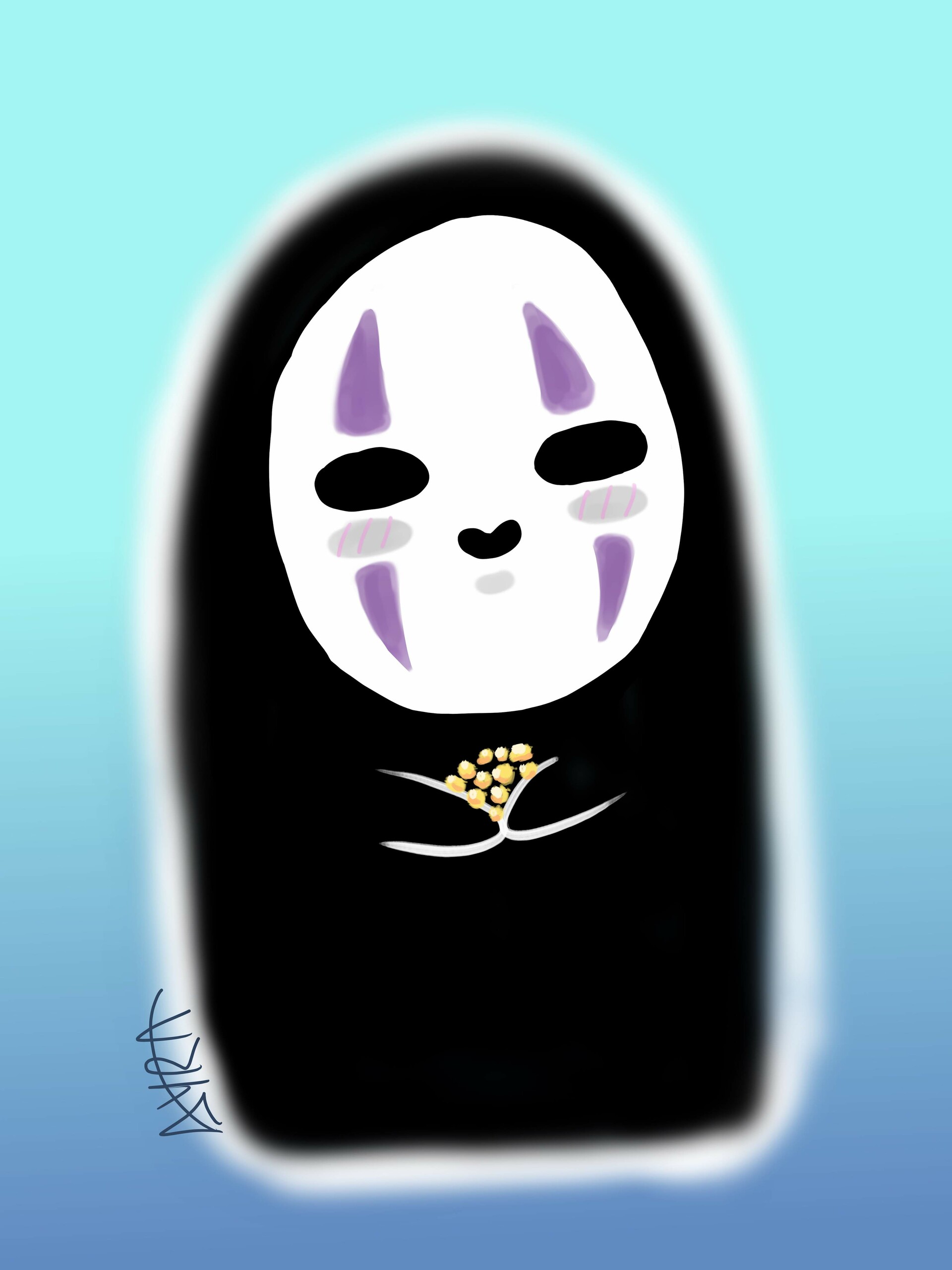 ArtStation No Face Chibi Spirited Away