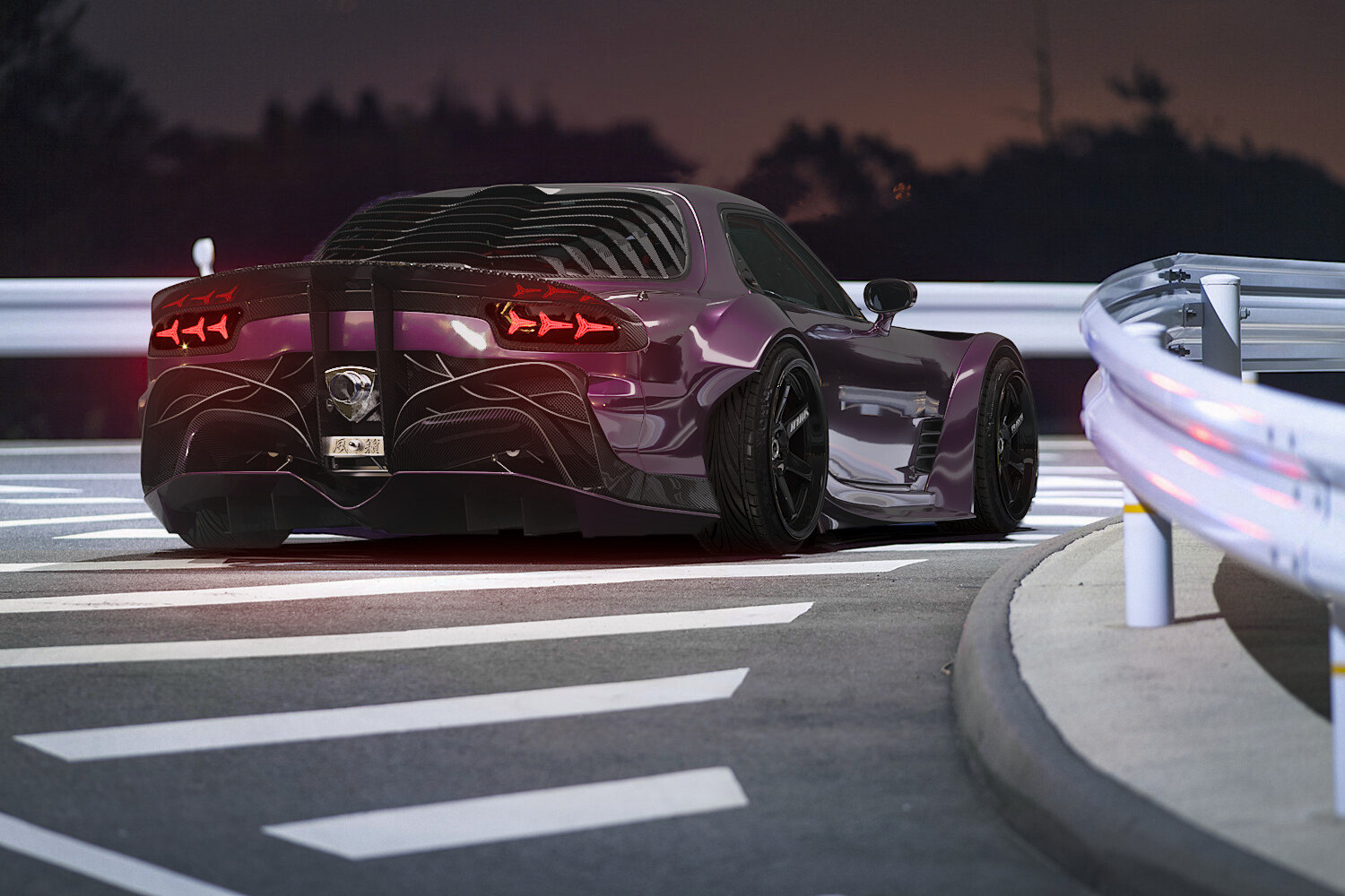 Artstation Mazda Rx 7 Furai Grigorii Trizna
