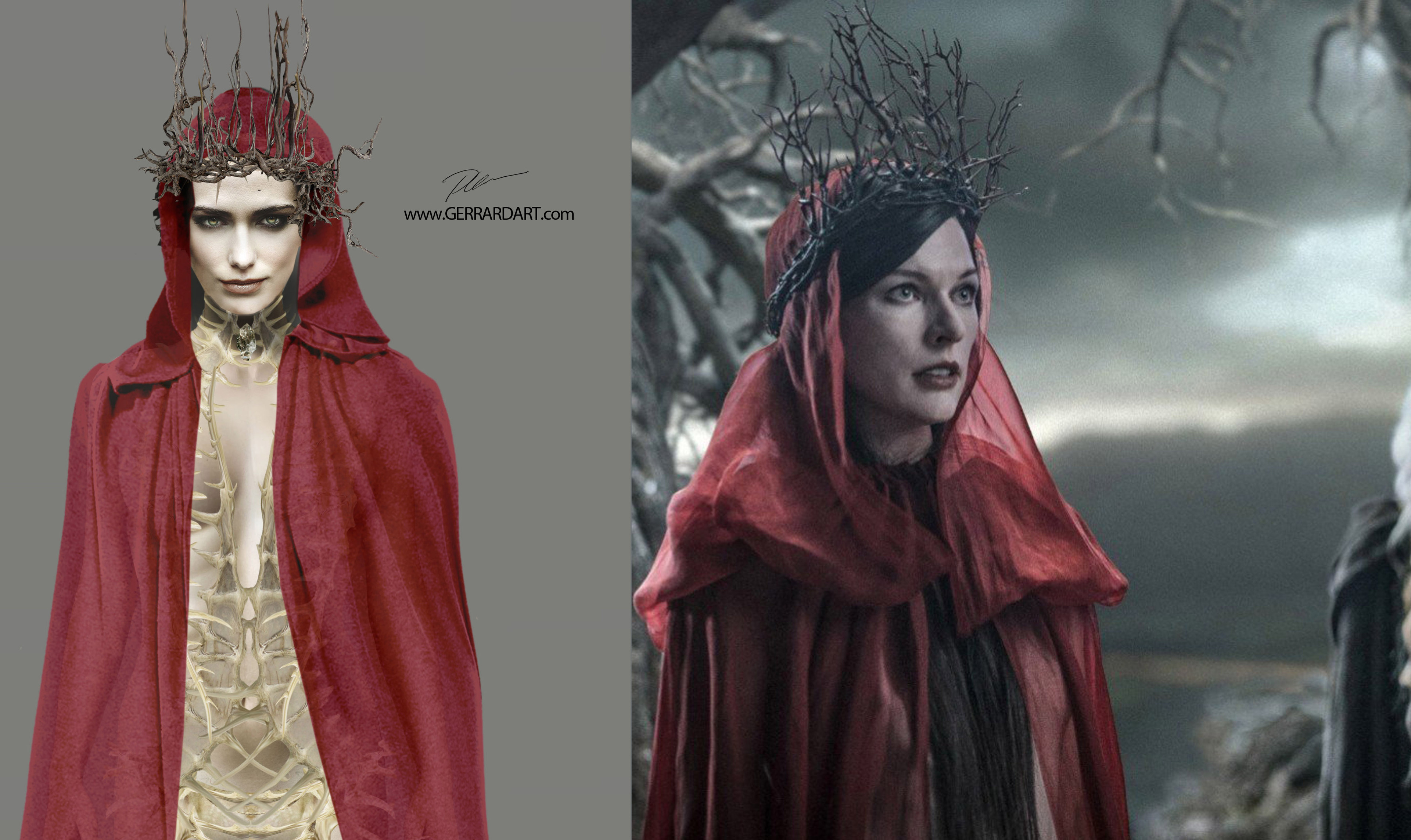 COSTUME DESIGN FOR HELLBOY MOVIE  www.gerrardart.com
