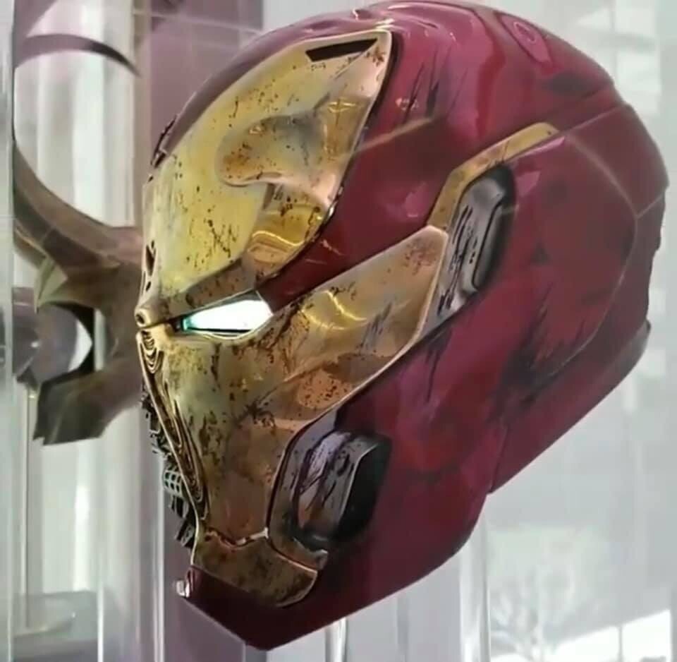 Artstation Ironman Mkl Screen Used Battle Damage Helmet Yuri Iyurman