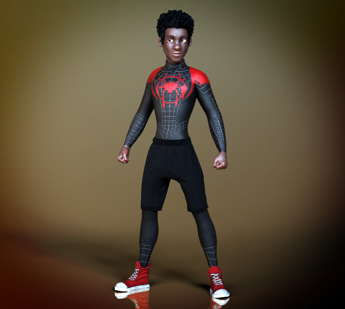 SpiderVerse Fanart - CC3 Adam Base Clothes + Customized ColorIDs (CC Appearance Editor)