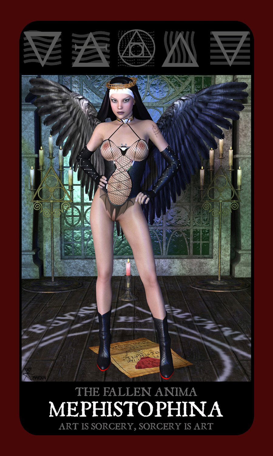 Mephistophina Tarot Card, which of an equivalent is the World/Universe - Multiverse Card XXI.