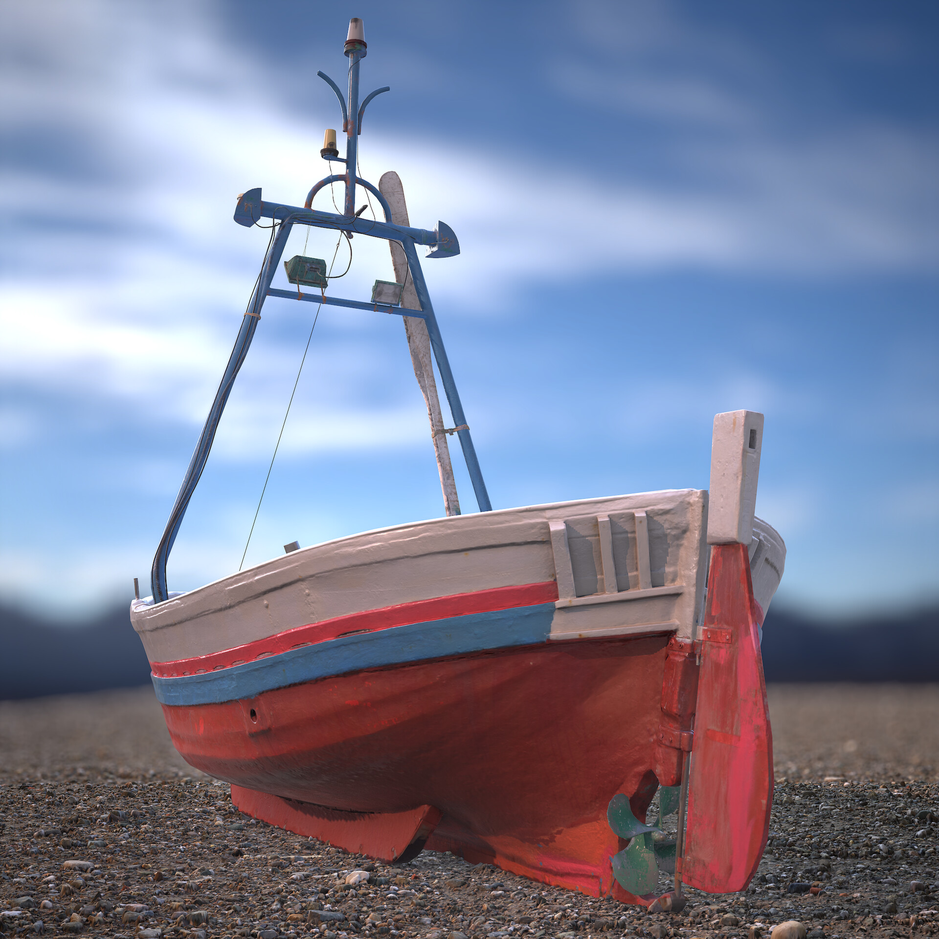 ArtStation - Fishing boat