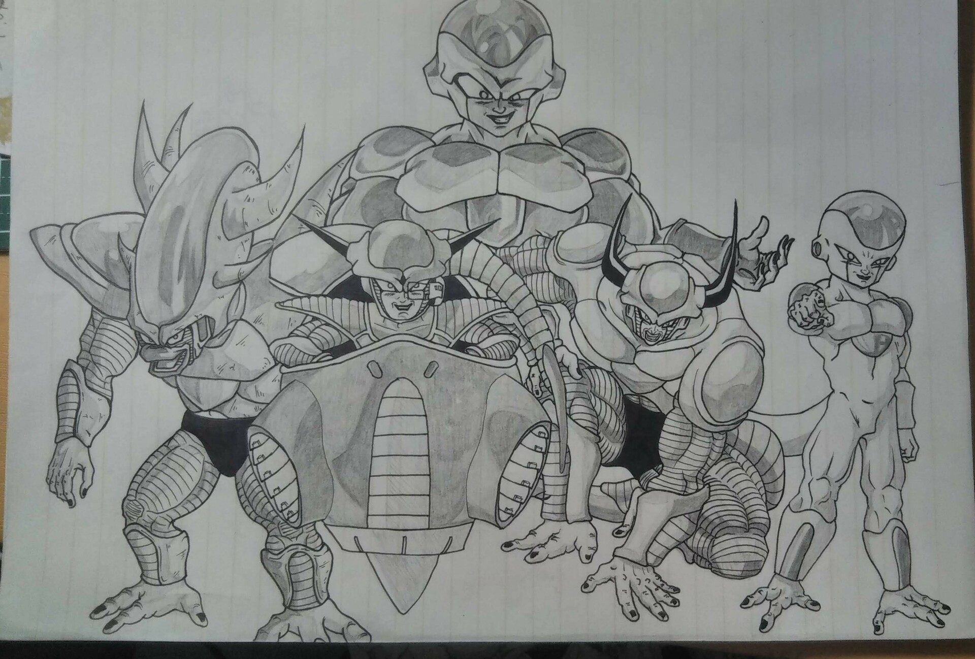Artstation Frieza Dragon Ball Z Fan Art Cory Abbott