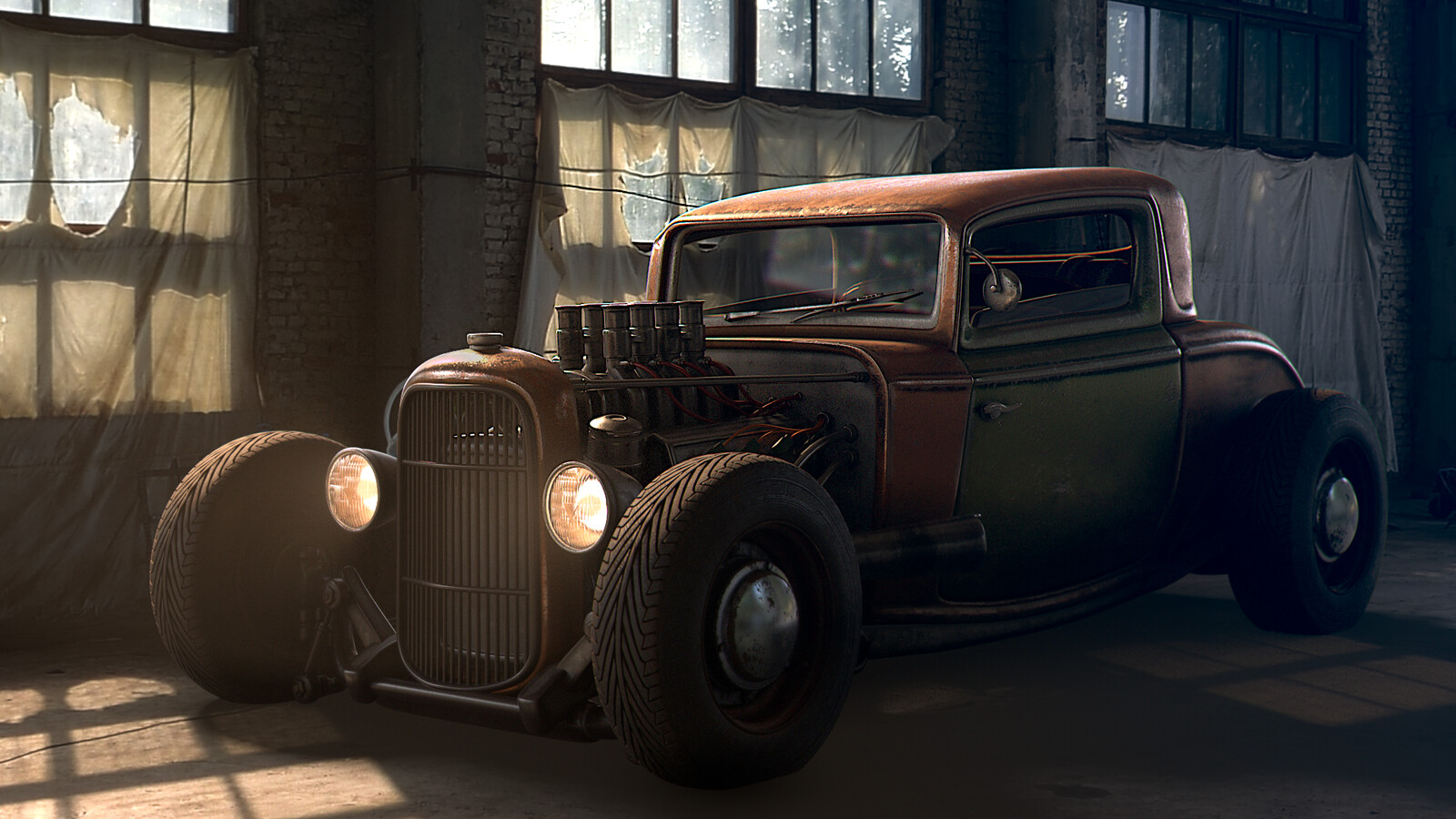 Vintage Car - Lighting and Look Dev