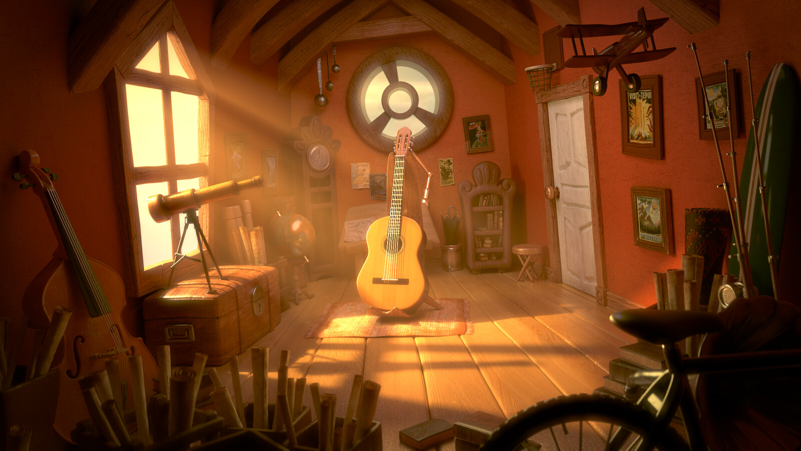 The Attic - Lighting Background