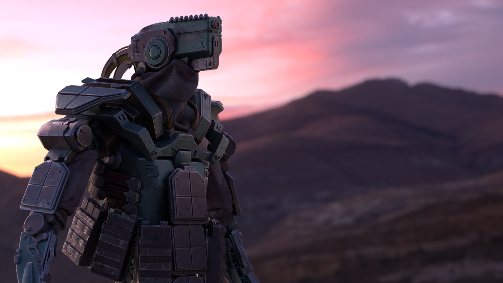War Robot - Cinematic Lighting