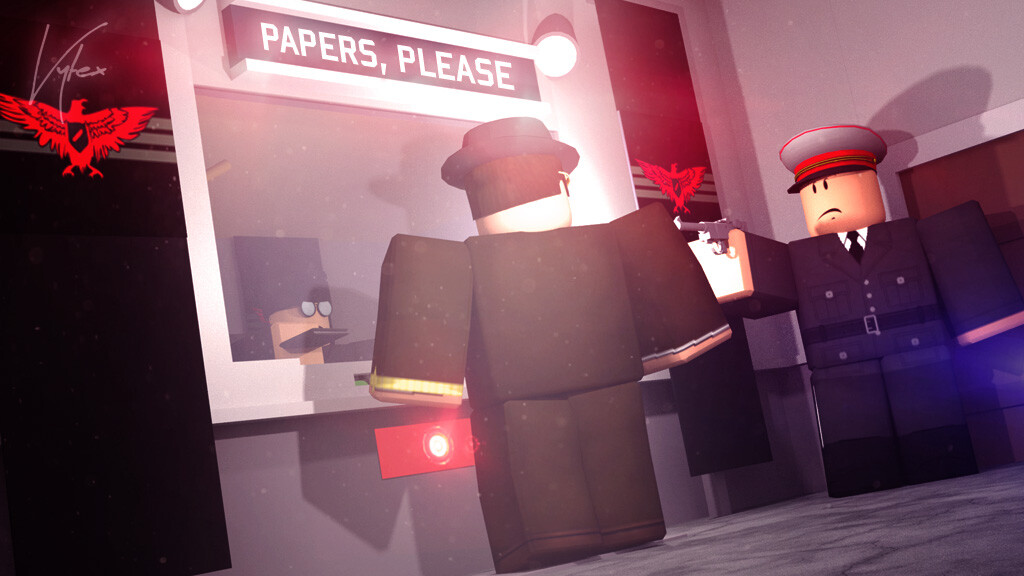 Artstation Papers Please Vytex Bros - papers please roblox how to be military