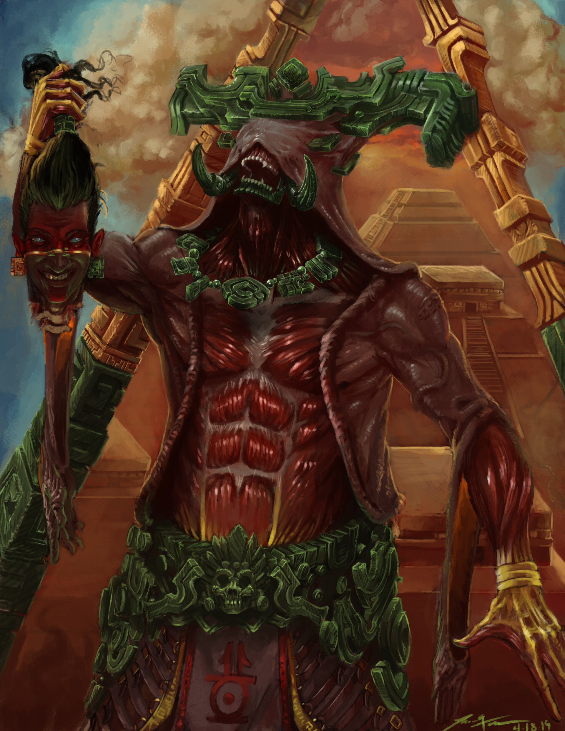 ArtStation Xipe Totec