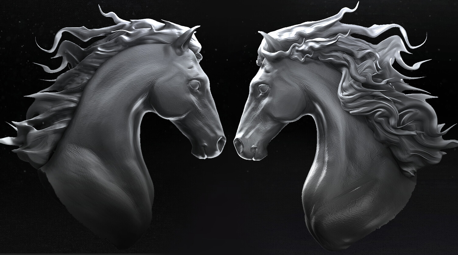 Zbrush барельеф из картинки