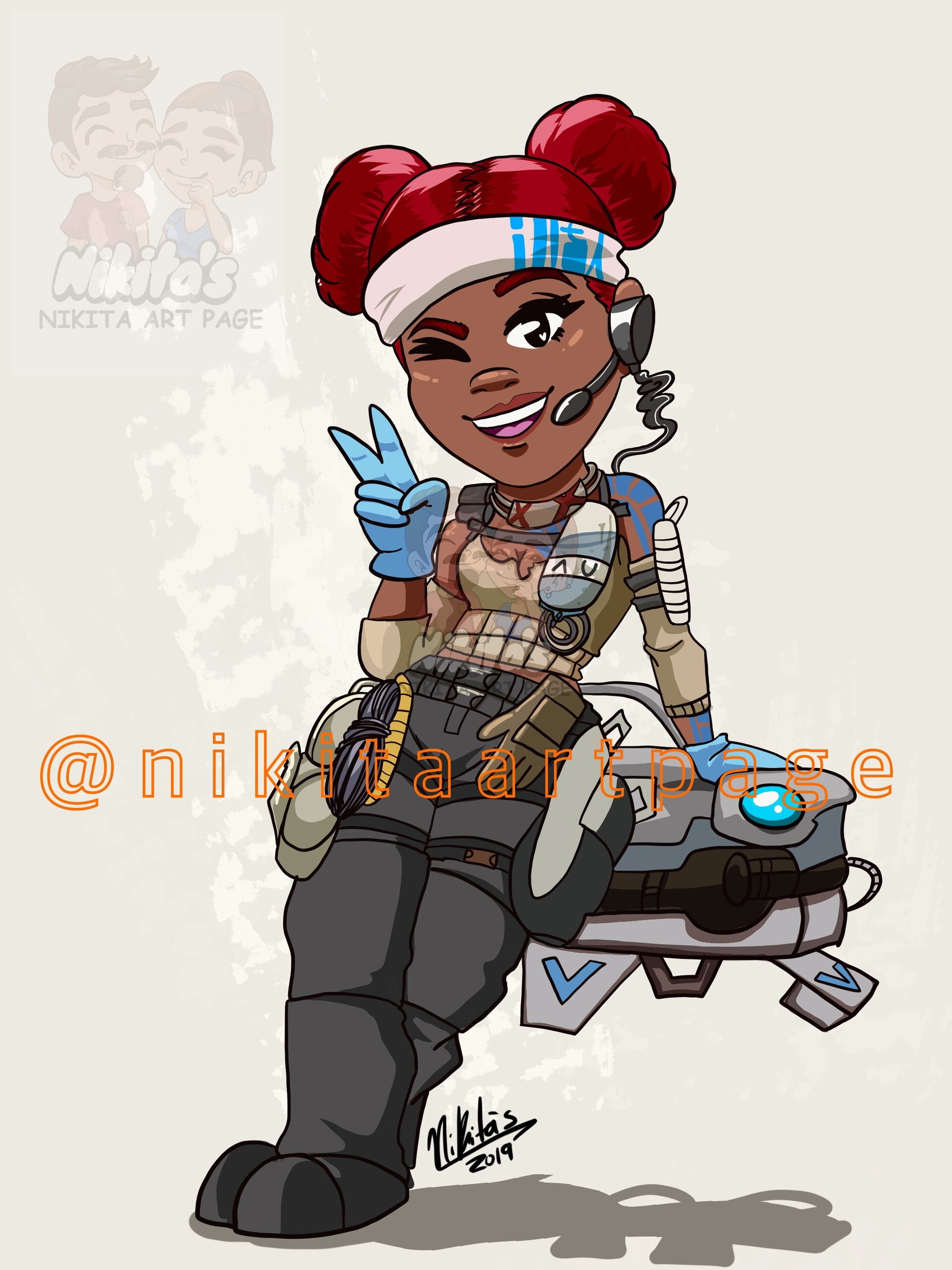 Nicole Davila Apex Legends Lifeline Cartoon After discovering the pain inflicted by hear wealthy family of war profiteers, she. nicole davila apex legends lifeline