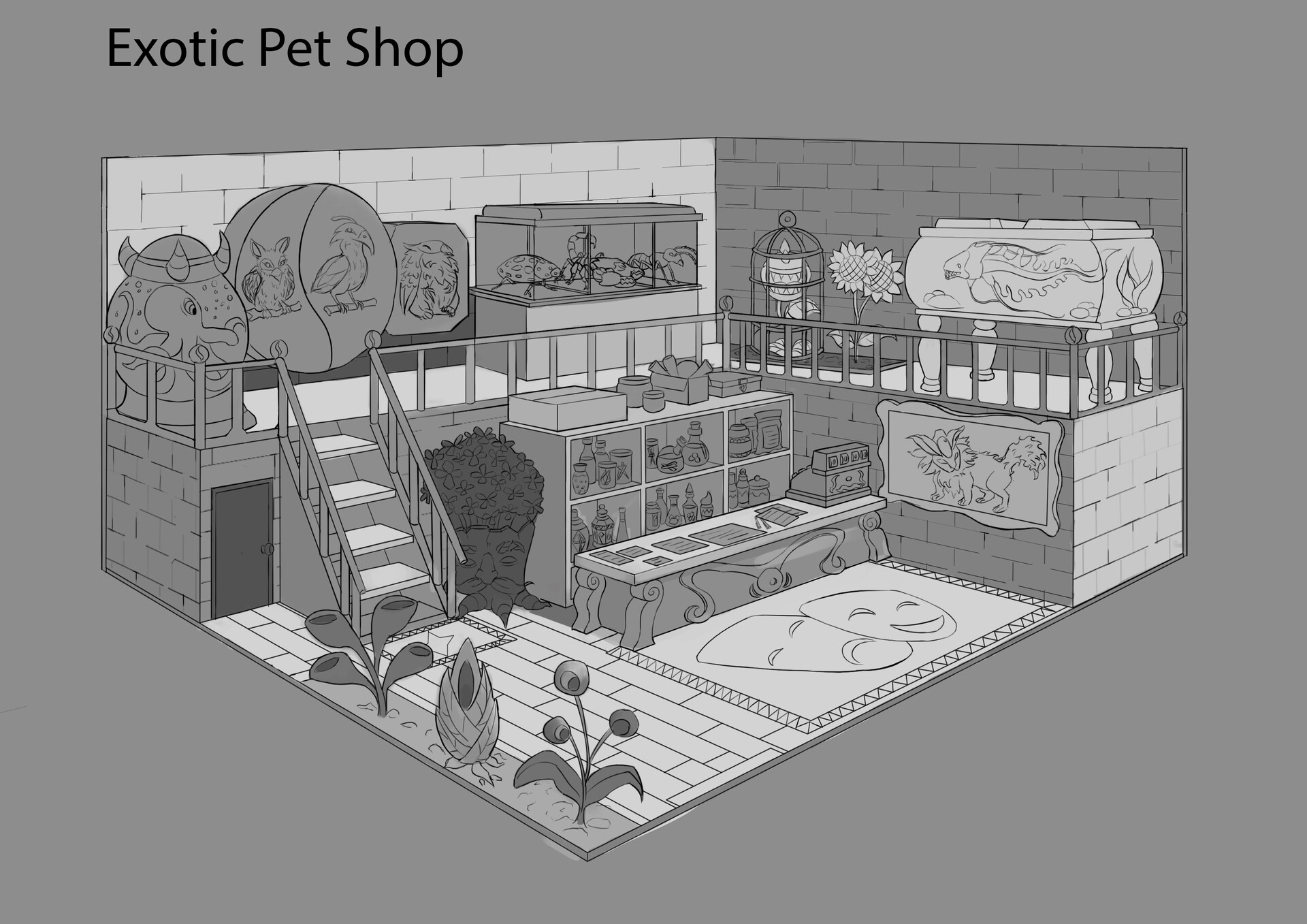 exotic pet shop