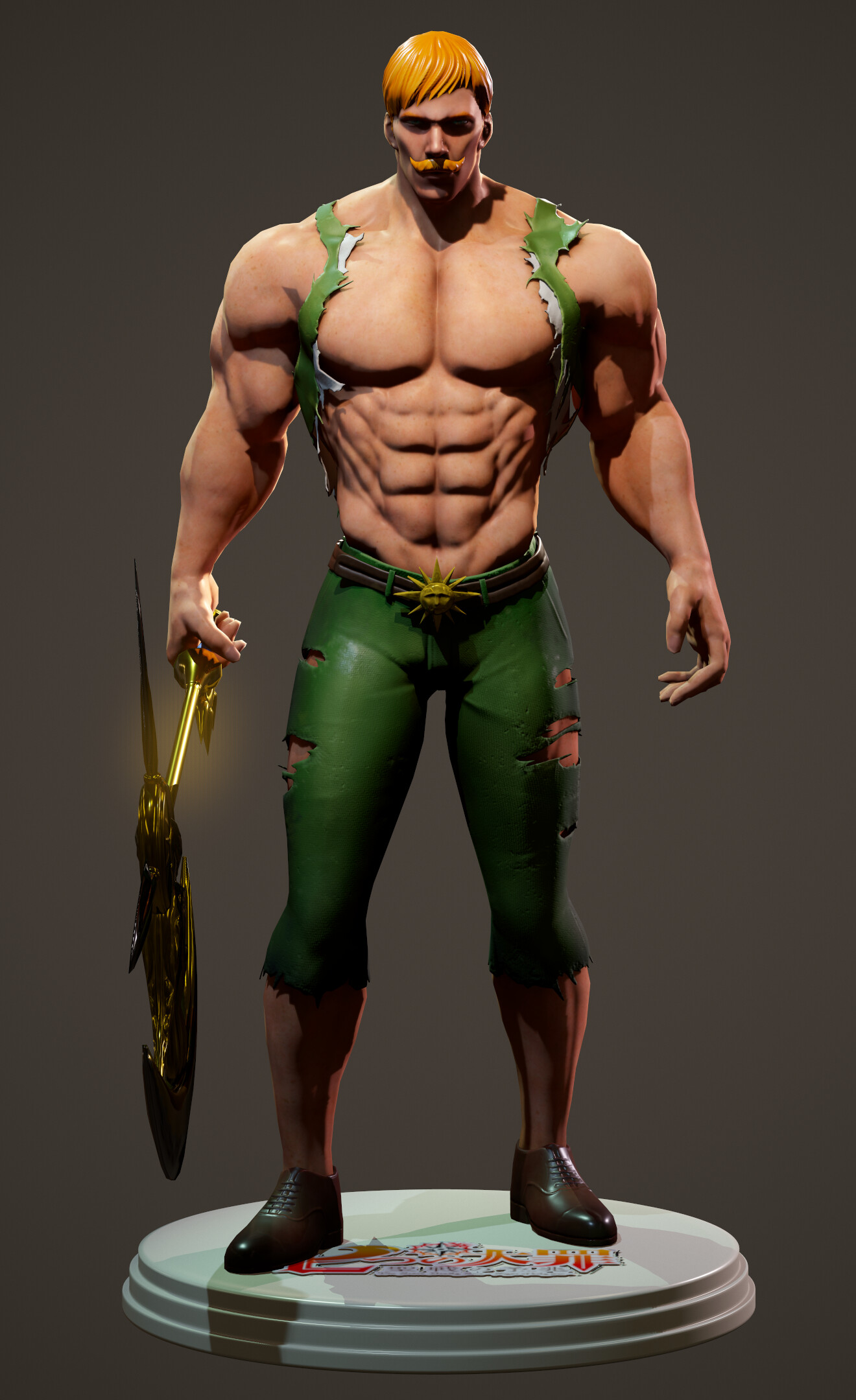 escanor action figure