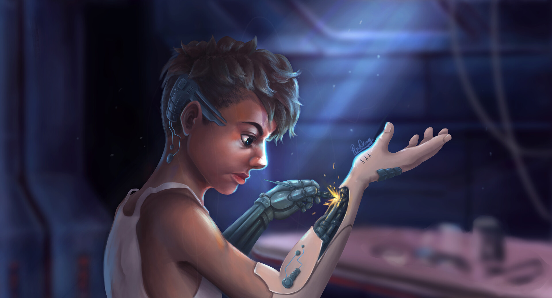 Artstation Cyborg Child Ho Ruiqing Artstation Cyborg Child Ho Ruiqing