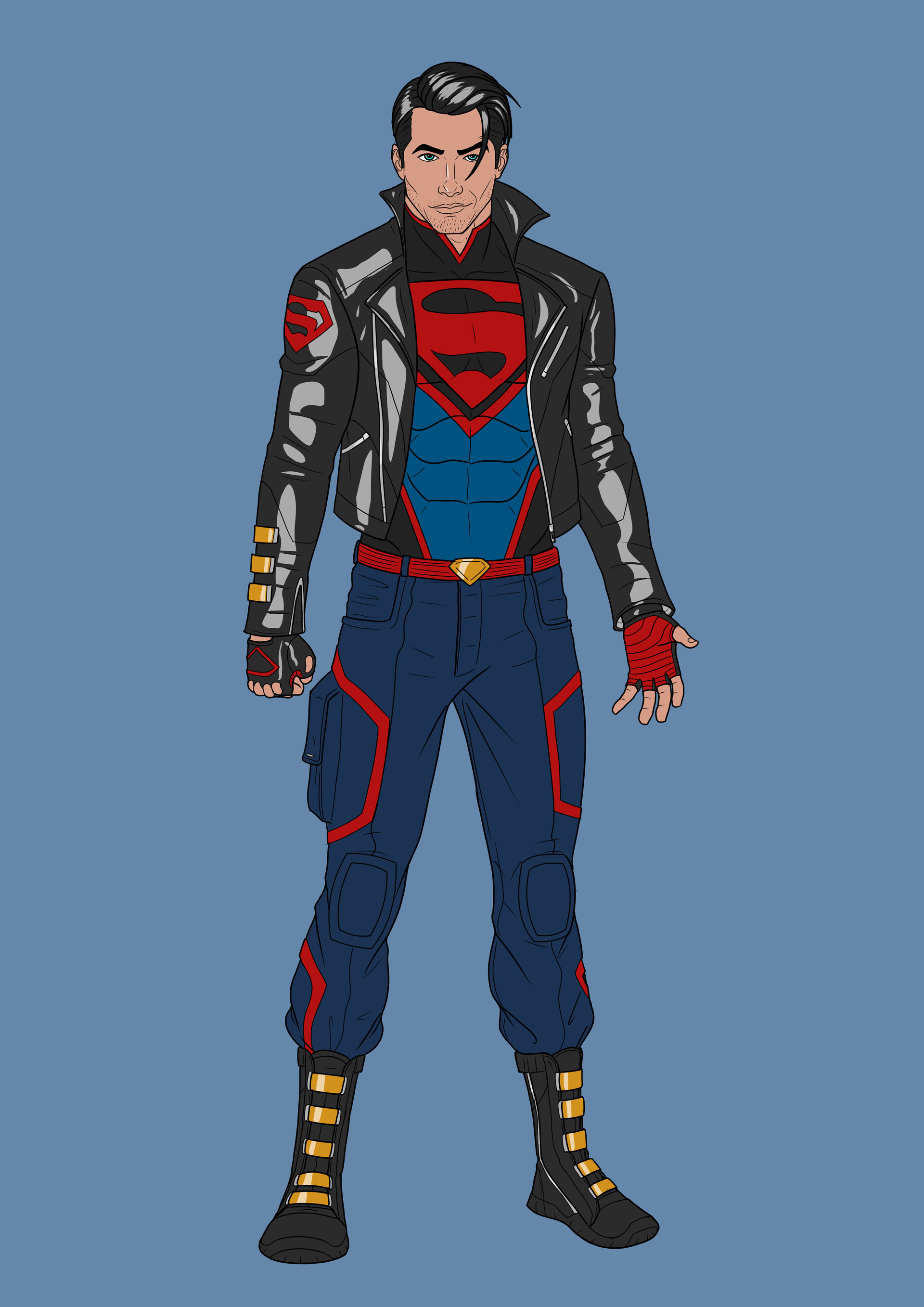 Artstation The Ultimate Superboy Design April 2019 Lucas Remoussin