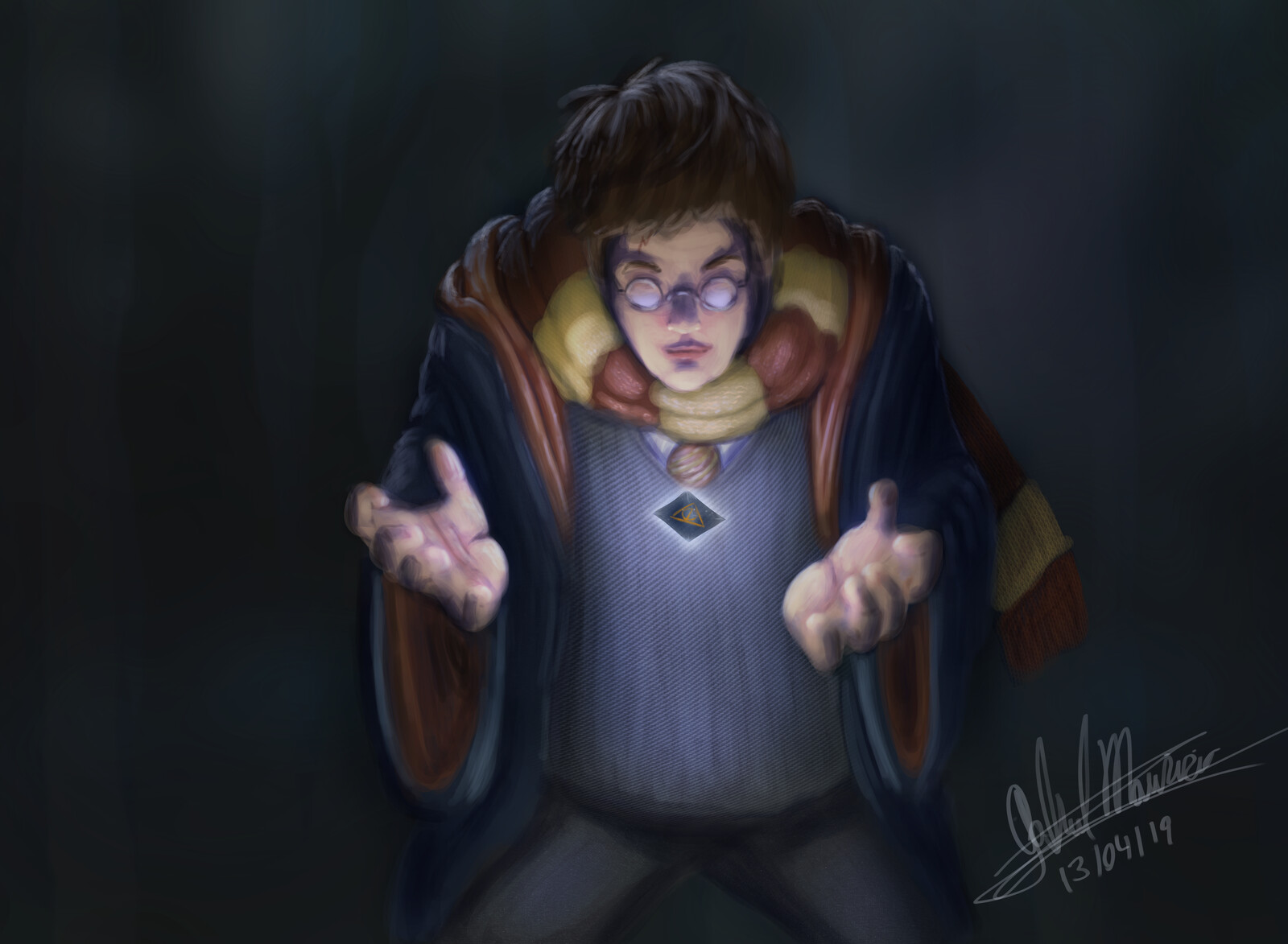 Artstation Harry Potter Resurrection Stone Gabriel Mauricio