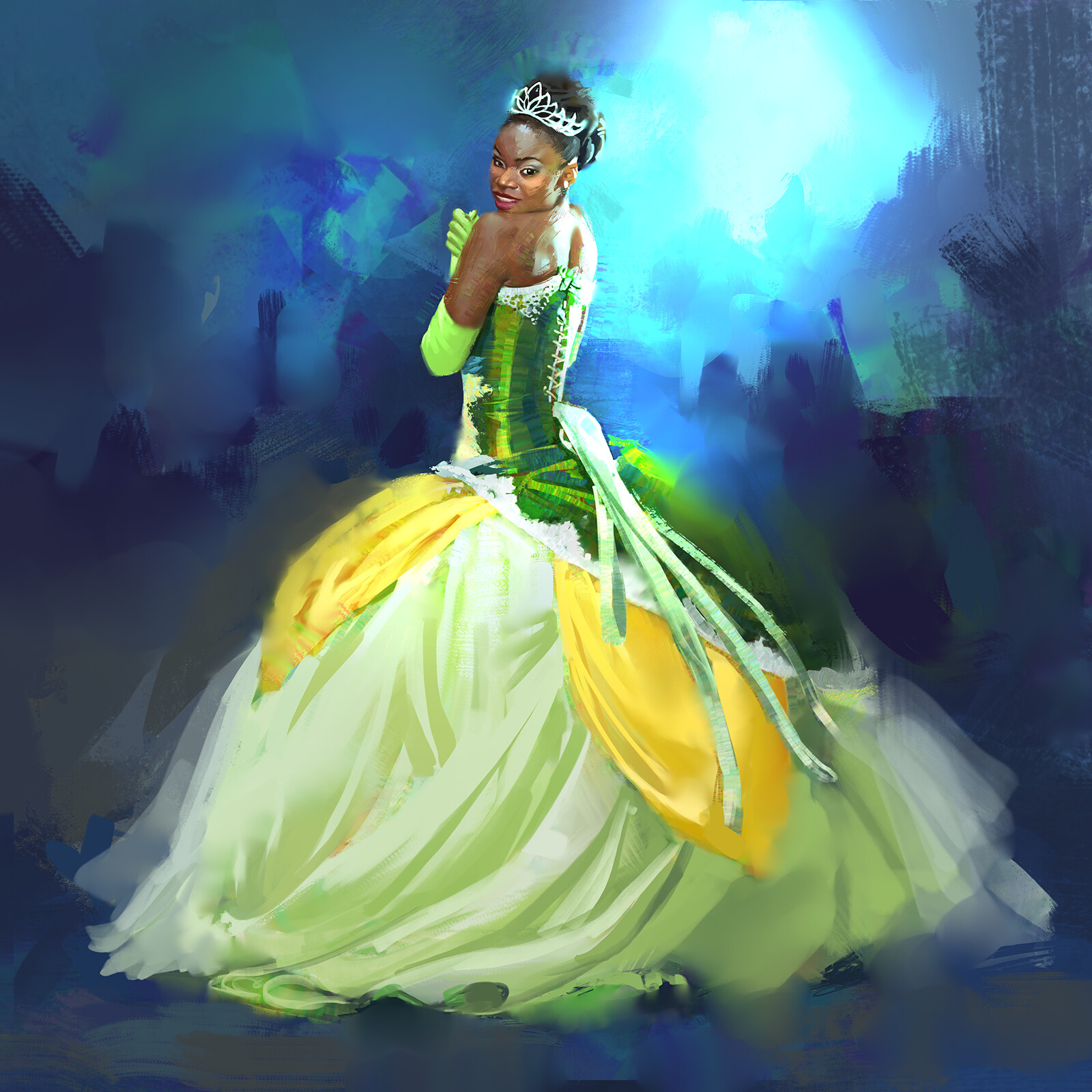 Artstation Princess Tiana Nick Russell