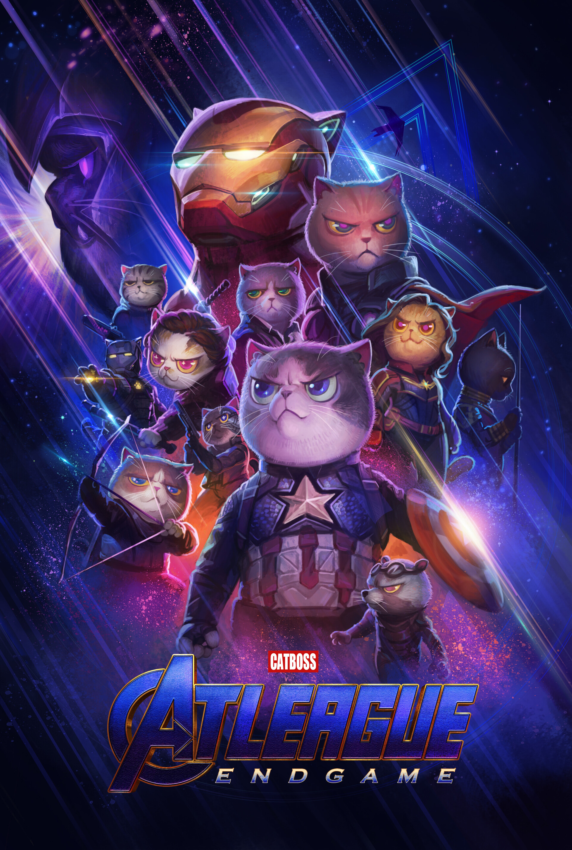 ArtStation Cat Avengers 猫咪复仇者