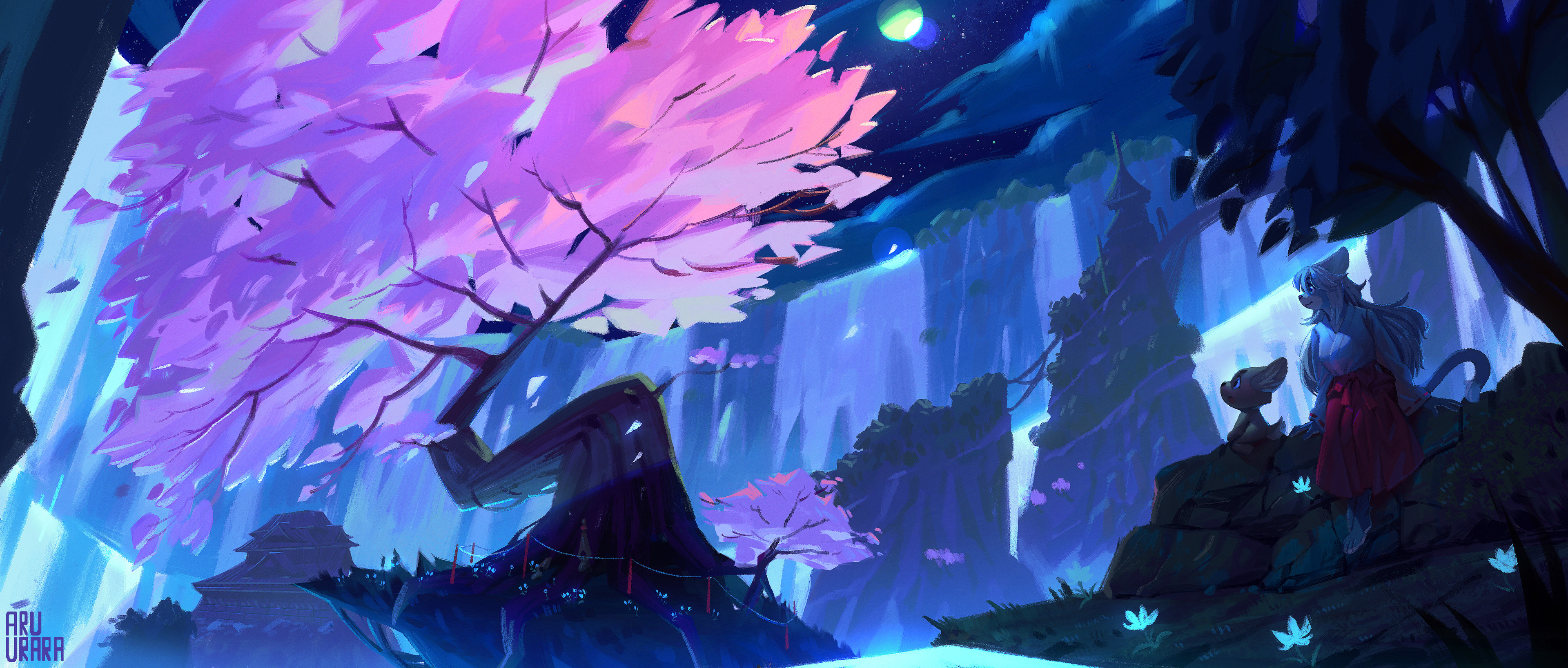 Aruurara Cherry Blossoms Of Moonlight