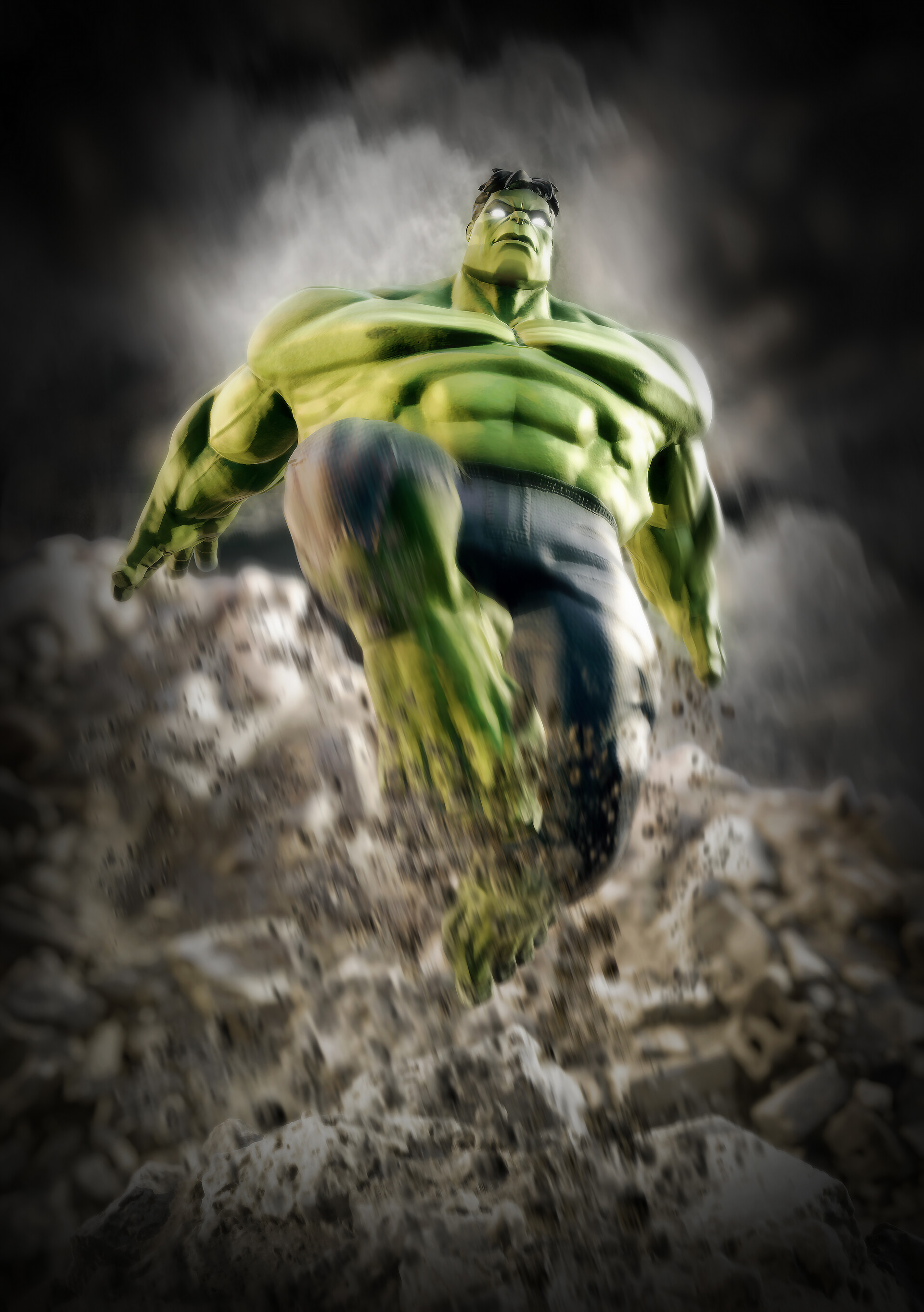 ArtStation - The Hulk, Erica Grenci