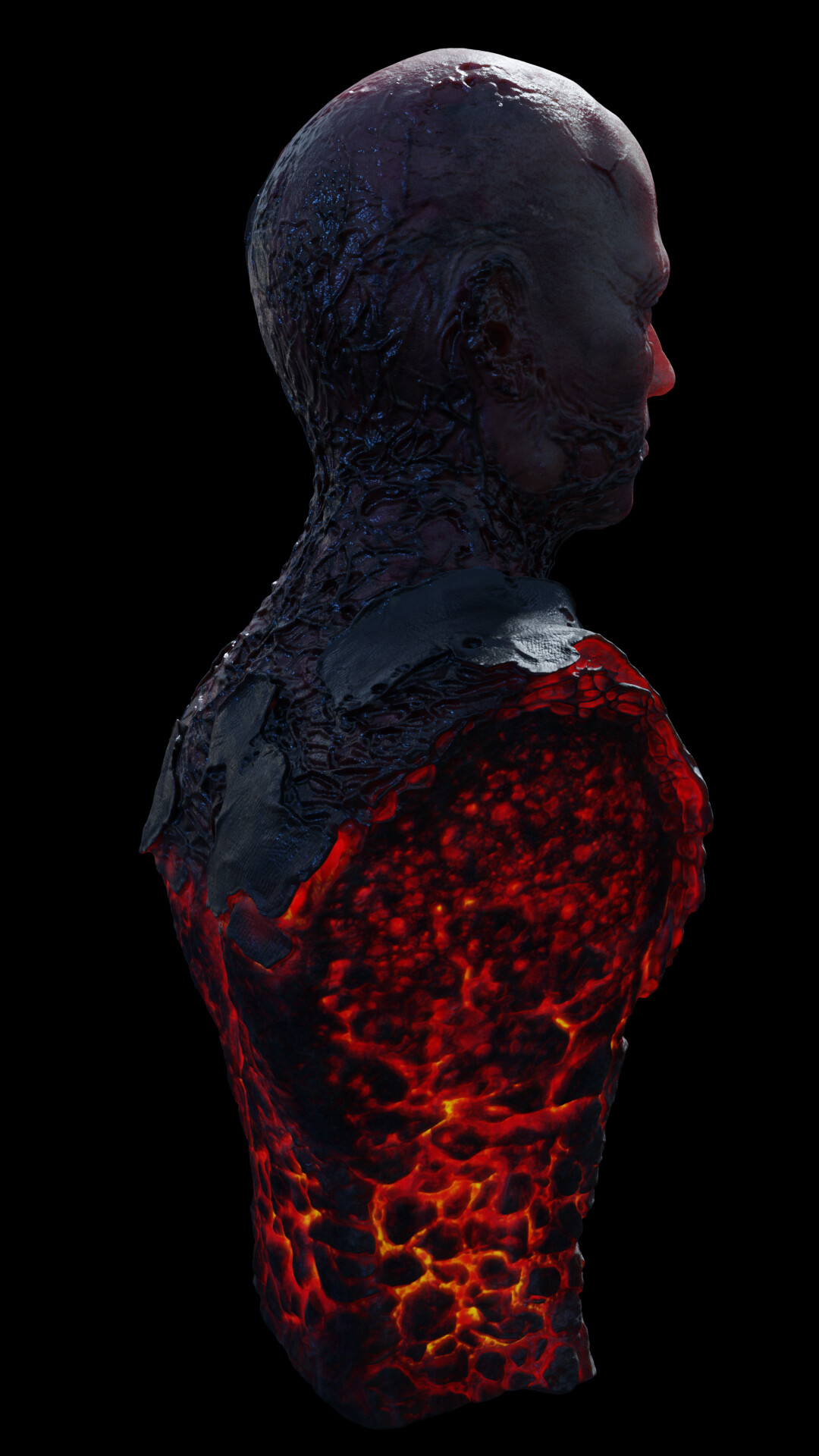 Artstation Burned Anakin Skywalker Blender Sculpting Practice Hoya Choe 호야초