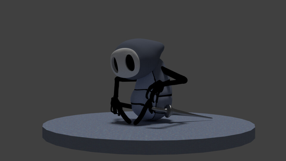 Artstation Hollow Knight Quirrel Brandon Ehrman 1920 hollow knight nail 3d models.