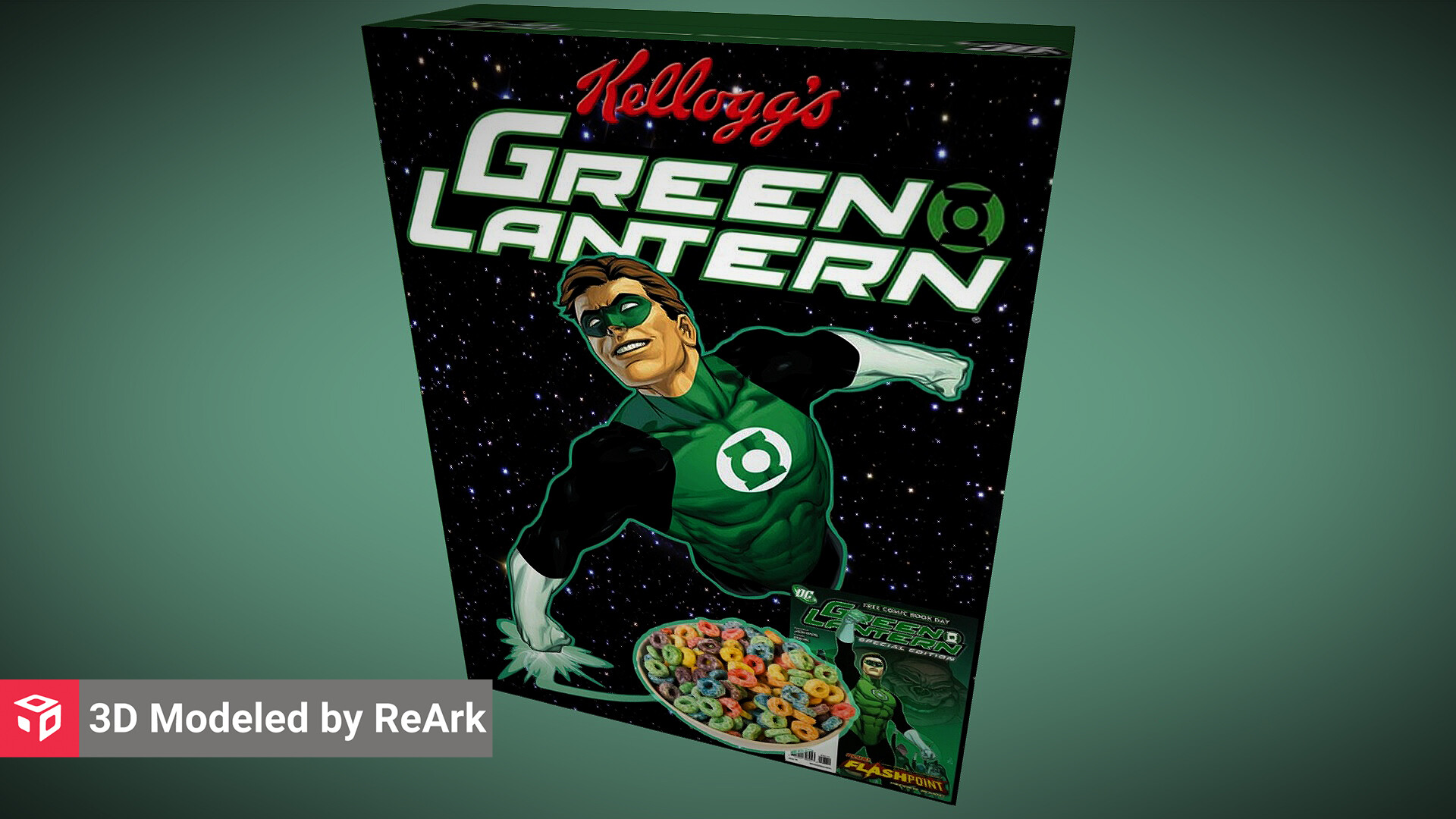 Artstation Green Lantern Reark 3d