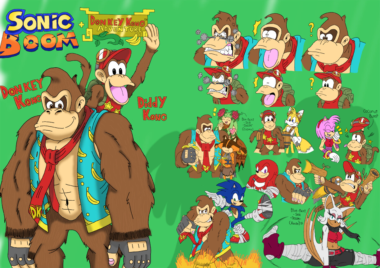 Artstation Sonic Boom Donkey Kong Adventure Kennen L Rojas And the worst part is, that robot, hypnobot, was originally created. artstation sonic boom donkey kong