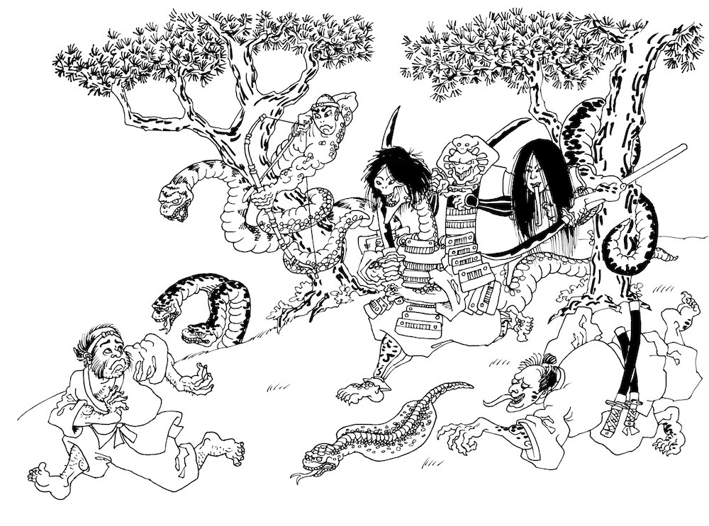 Artstation Sengoku Era Fantasy Art John Bell