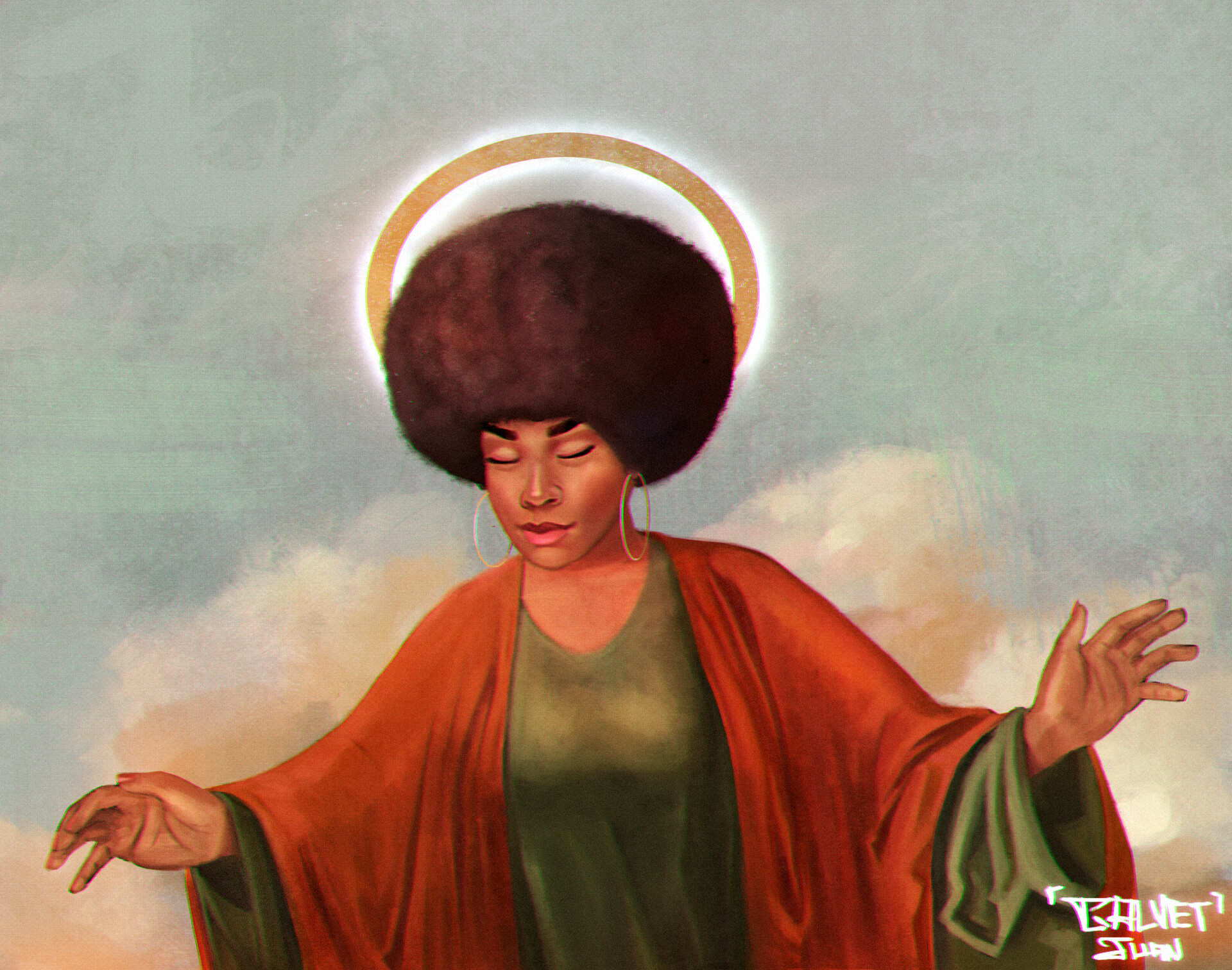 Artstation God Is A Black Woman Calvet Anetros