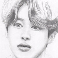 Artstation Pencil Sketch Of Jeon Jungkook Christine Noels