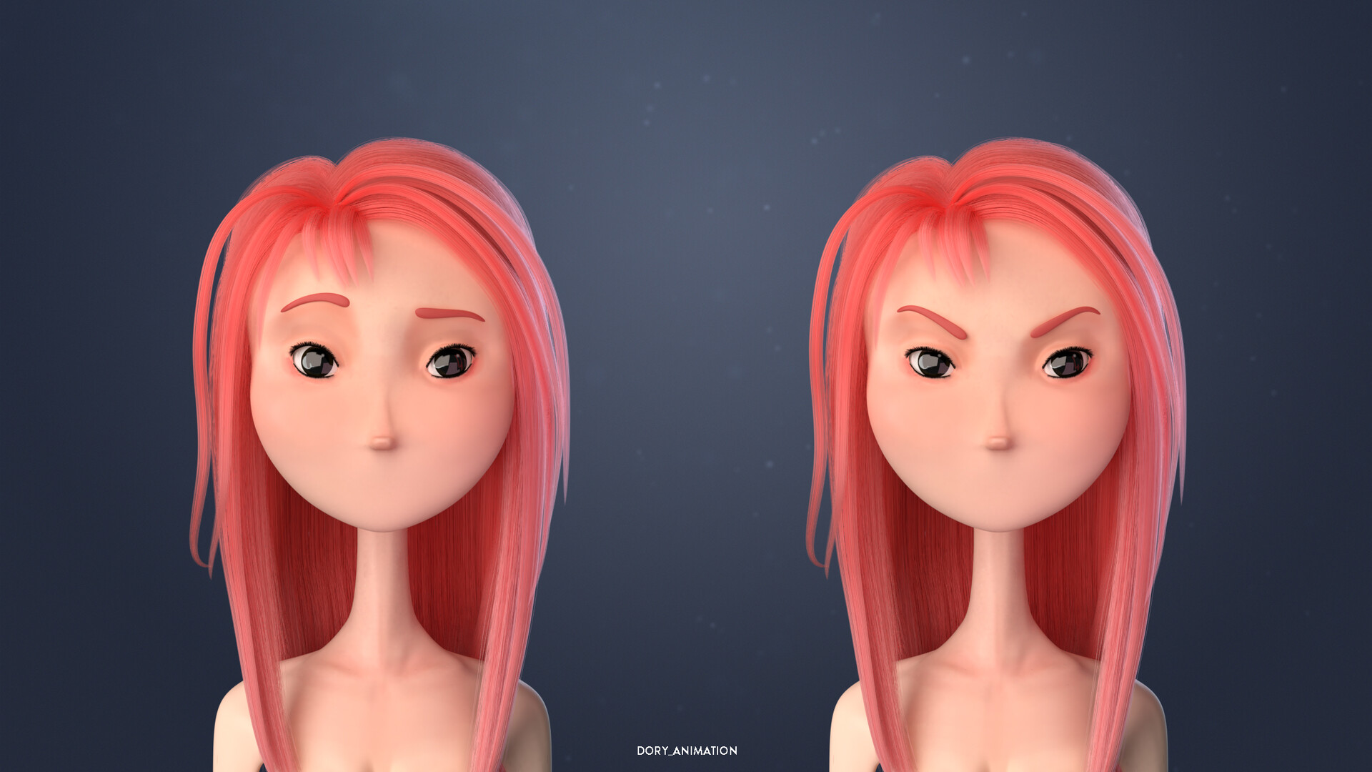 3D Character "The Promise" by Doriana Pompili made in Blender 3D - Italian 3D Artist