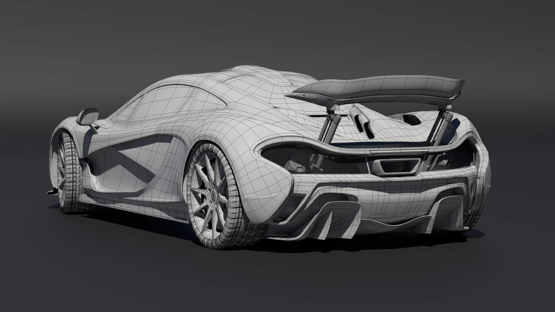 Artstation Mclaren P1 Dante Bengtegard