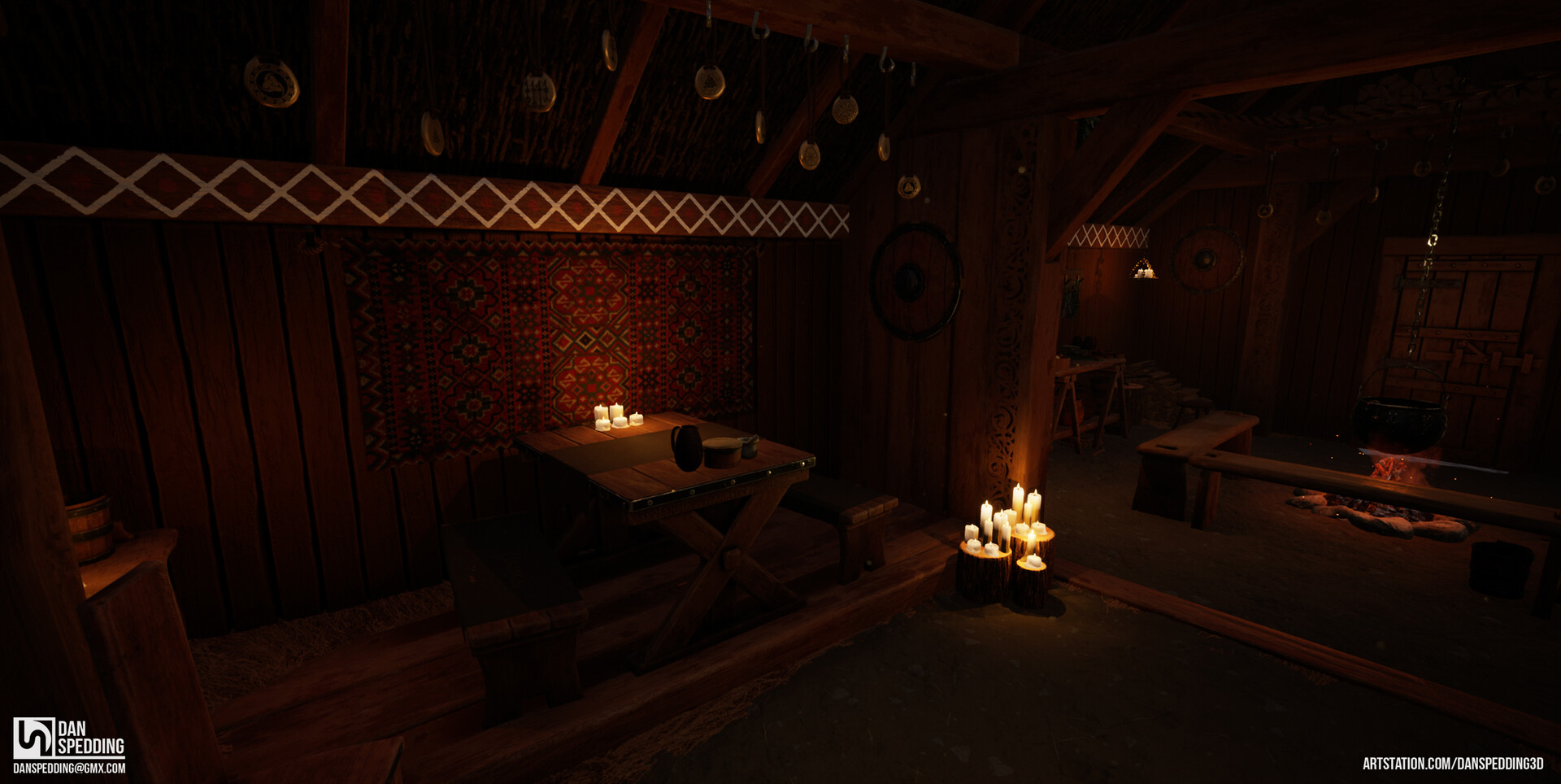 Dan Spedding The Norse Witch Interior Ue4