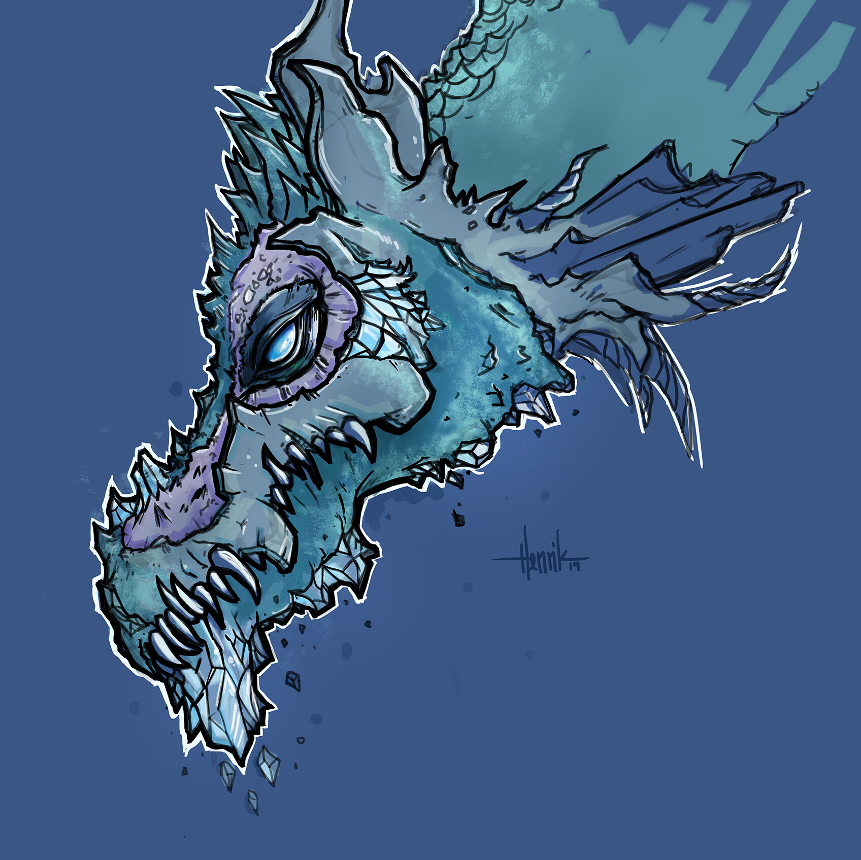 Henrik Andersen Ice Ice Dragon