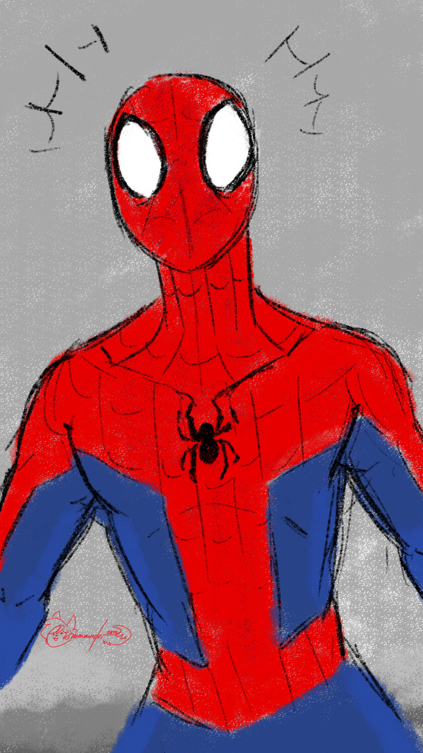 CommanderThings :D - Spiderman Phone Doodles