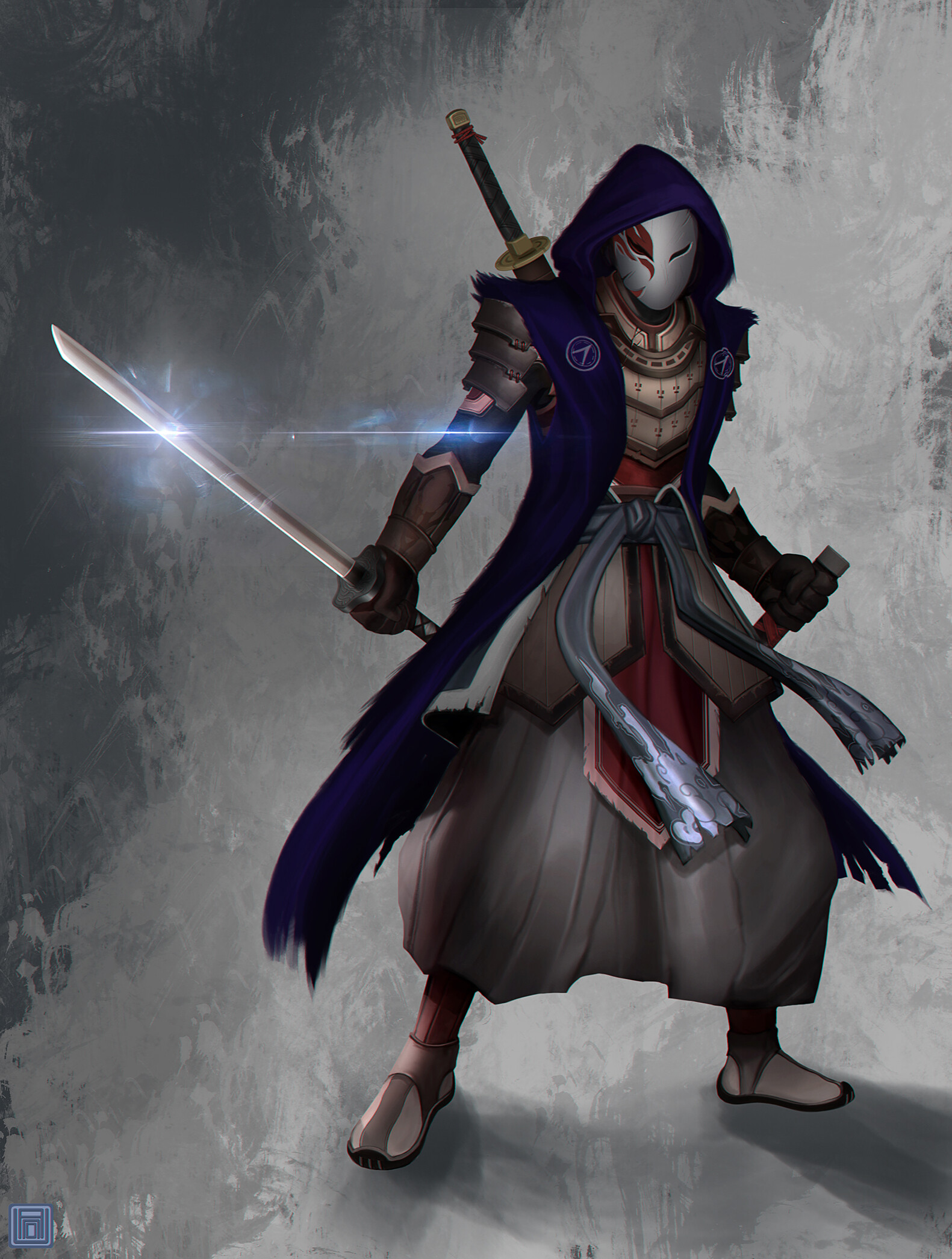 Digital art Ninja Knight Character, fictional Character, pinterest png