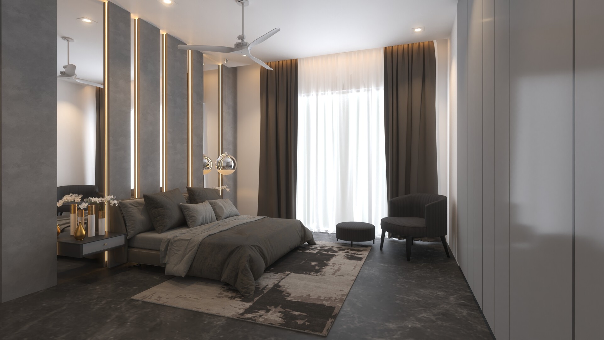 Artstation 3d Interior Renders Of Residential 3bhk Flat Valmik Shah