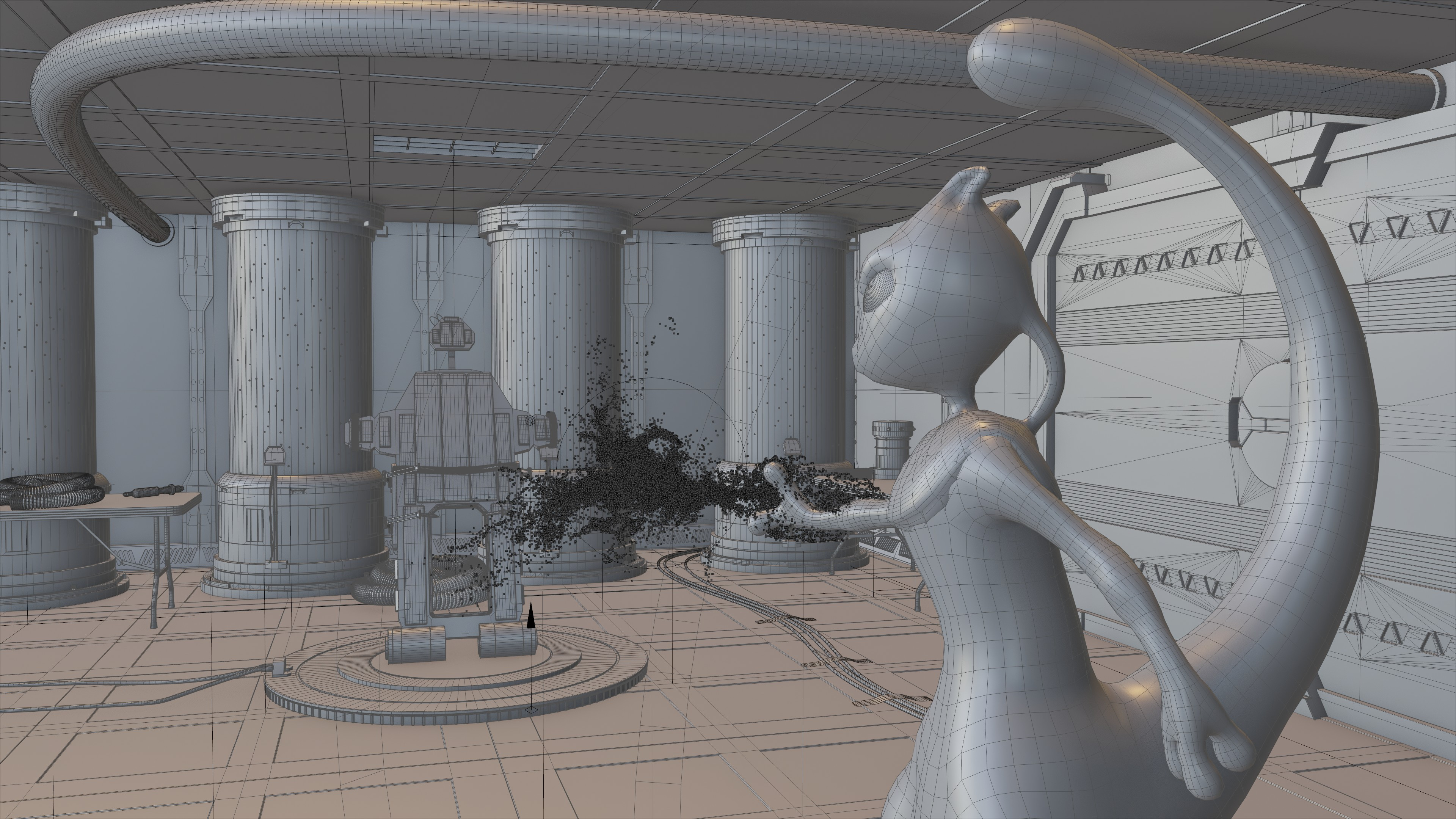 Wireframe of the lab