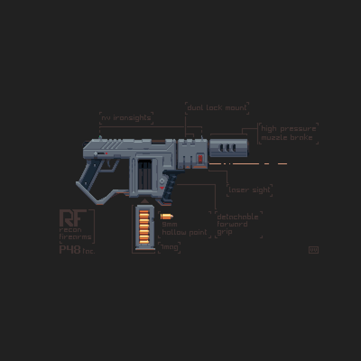 P48 tac. Gun Design