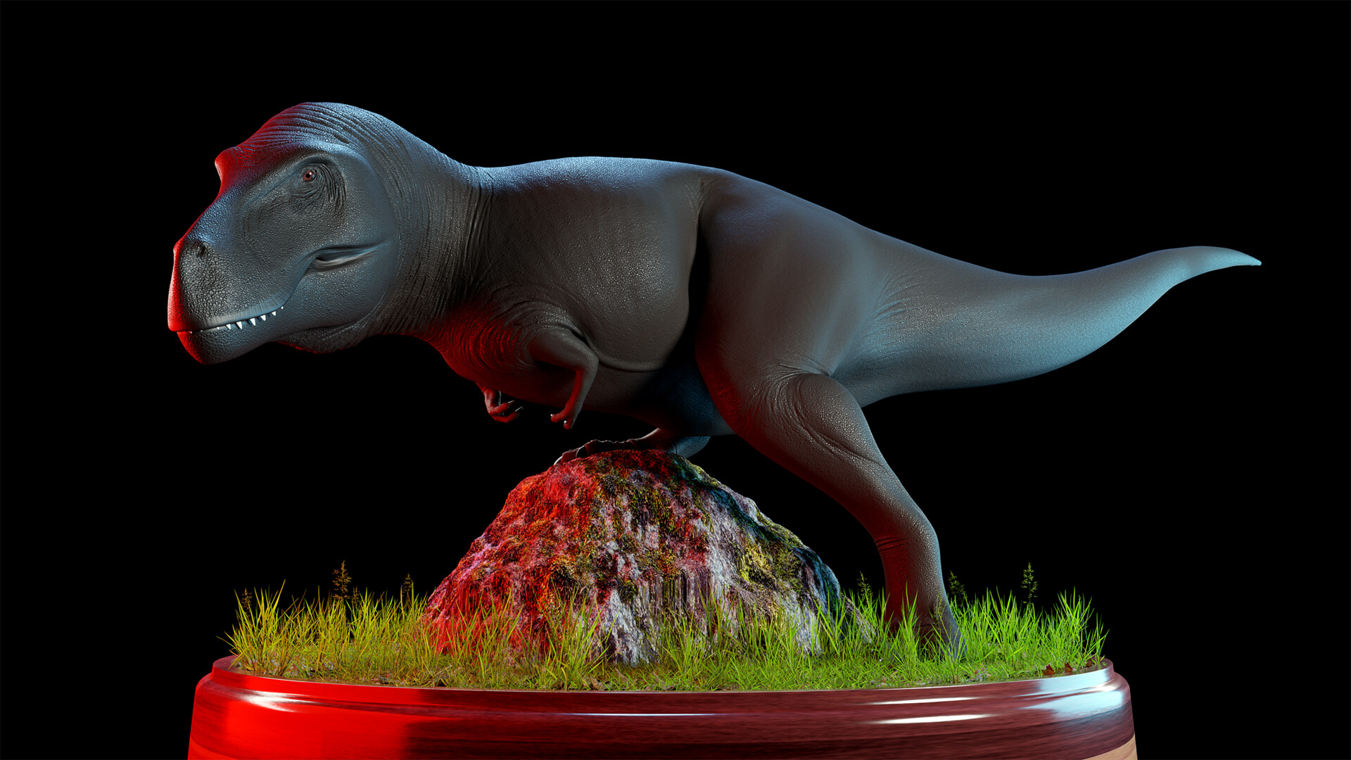 ArtStation - Rexy on a Pedestal