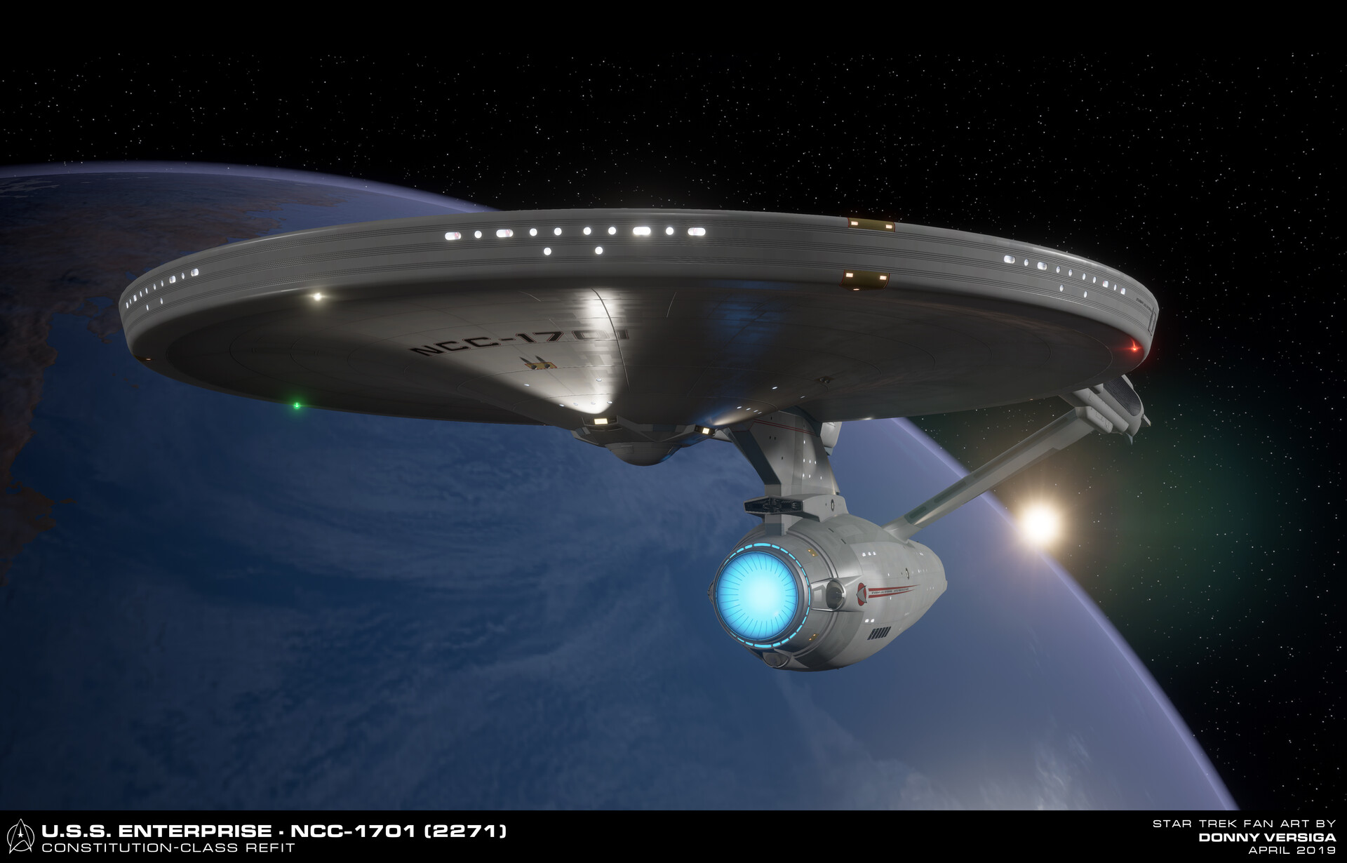 Enterprise Refit Star Trek U.S.S 