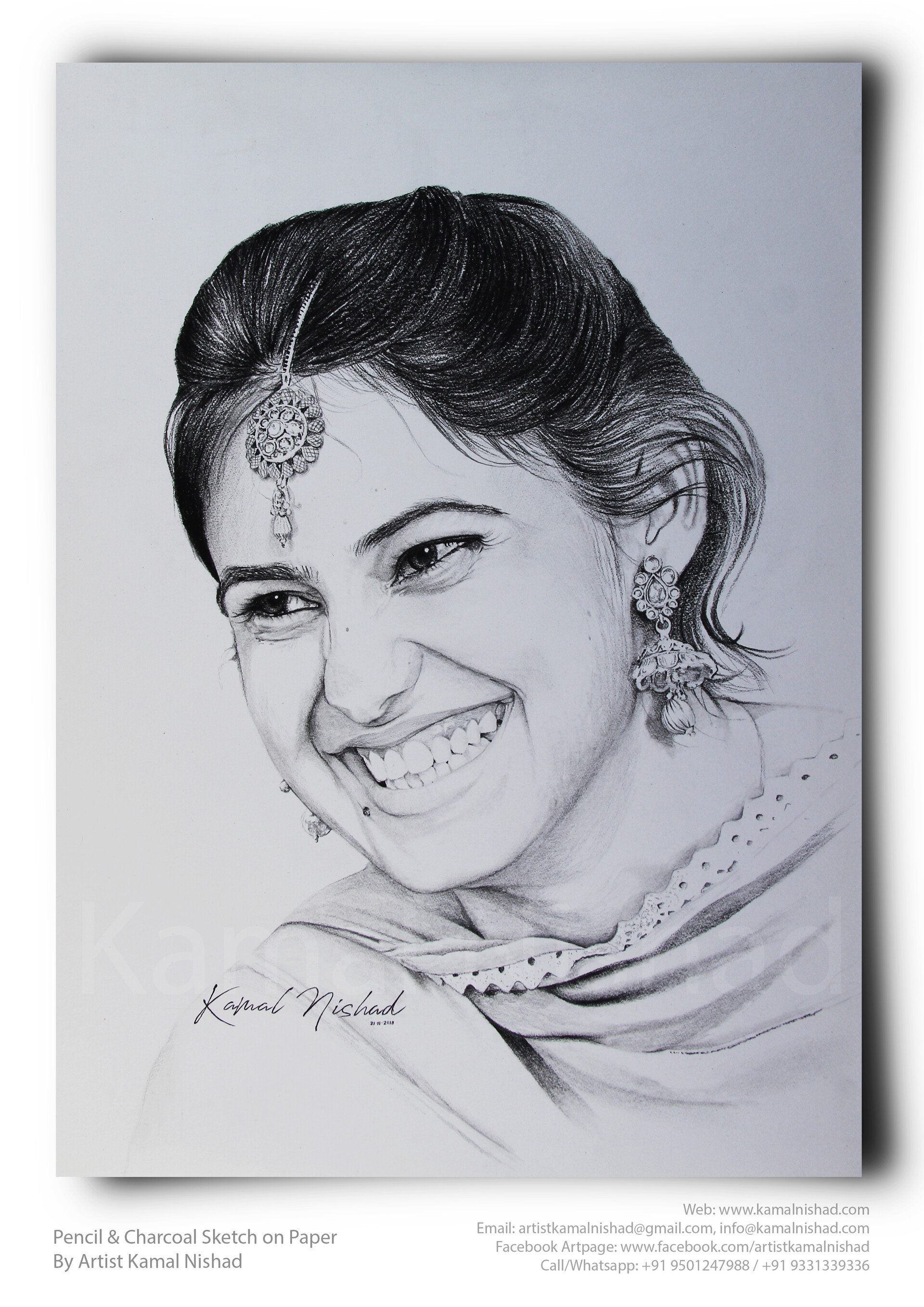 Sketch Artist in Palwal,Handmade Portrait from Photograph +91-9958812195