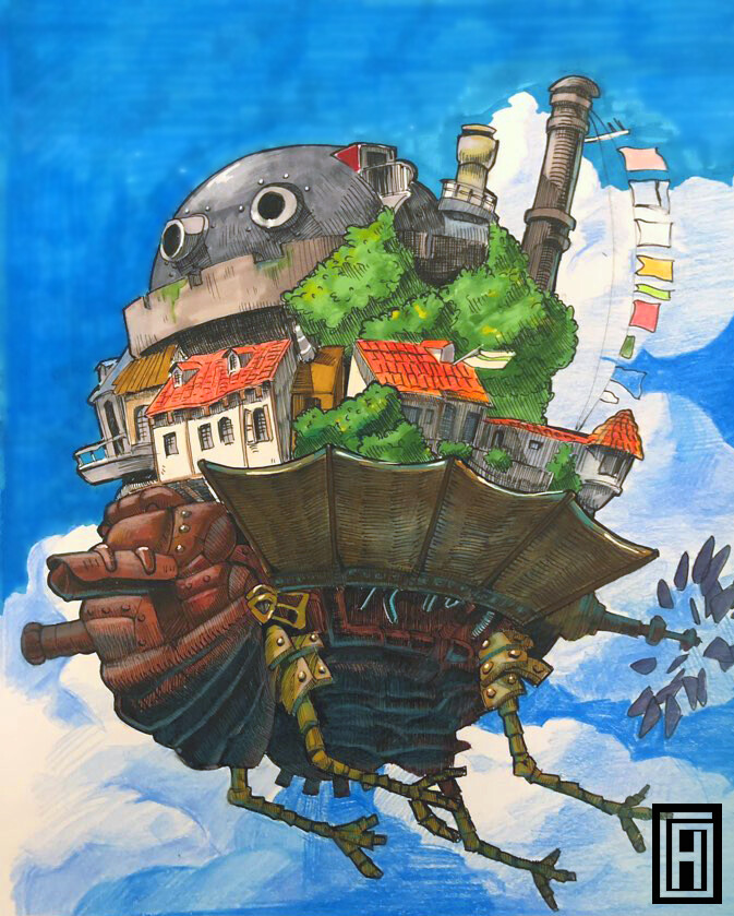 ArtStation - Studio Ghibli Doodle