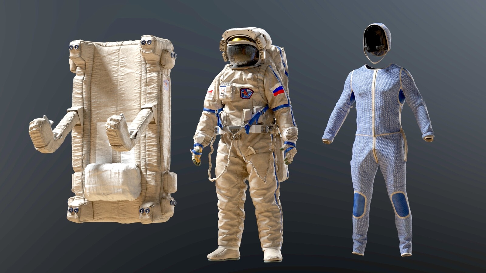 Скафандр российского космонавта
