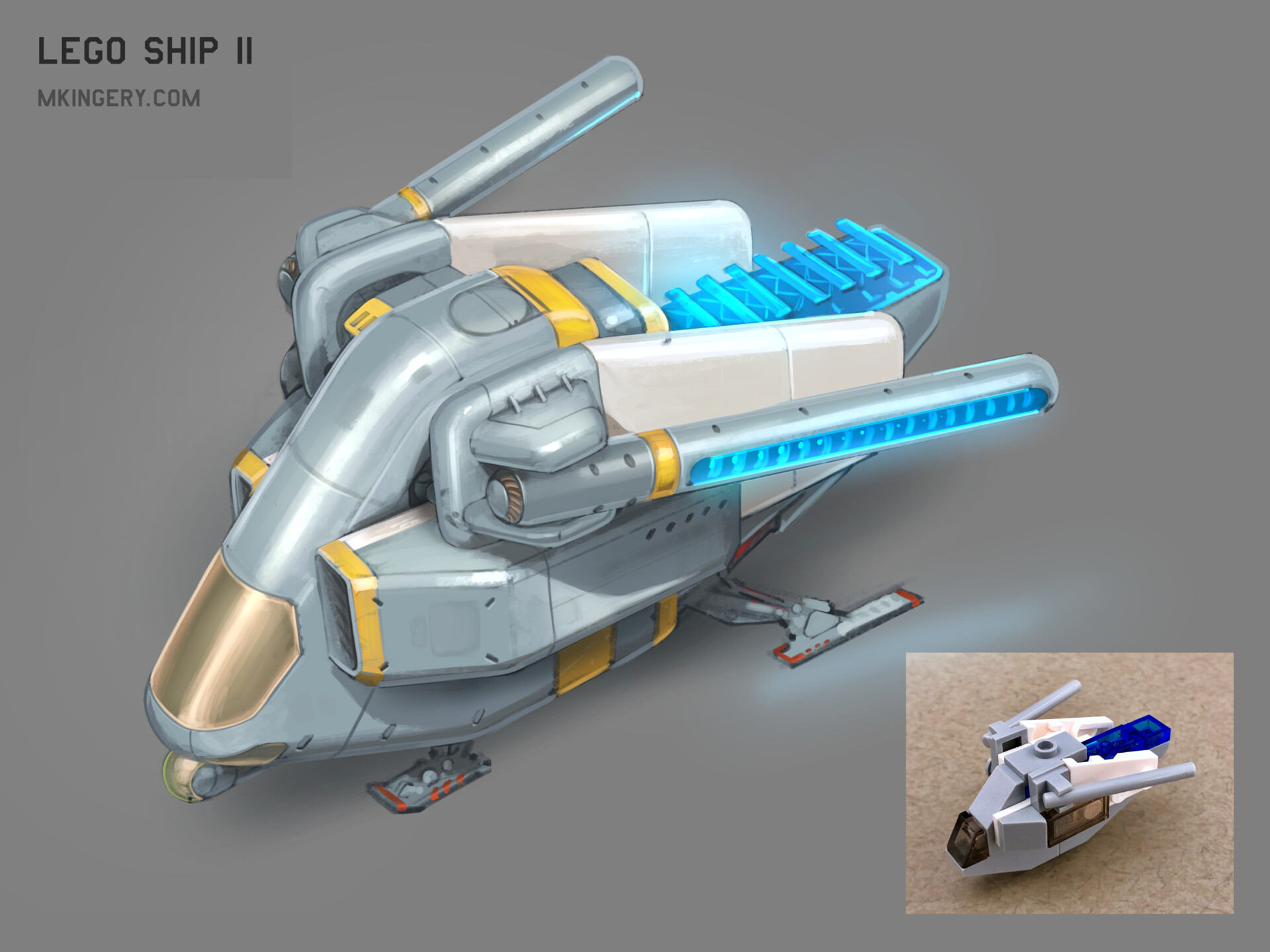 Micro store lego spaceships