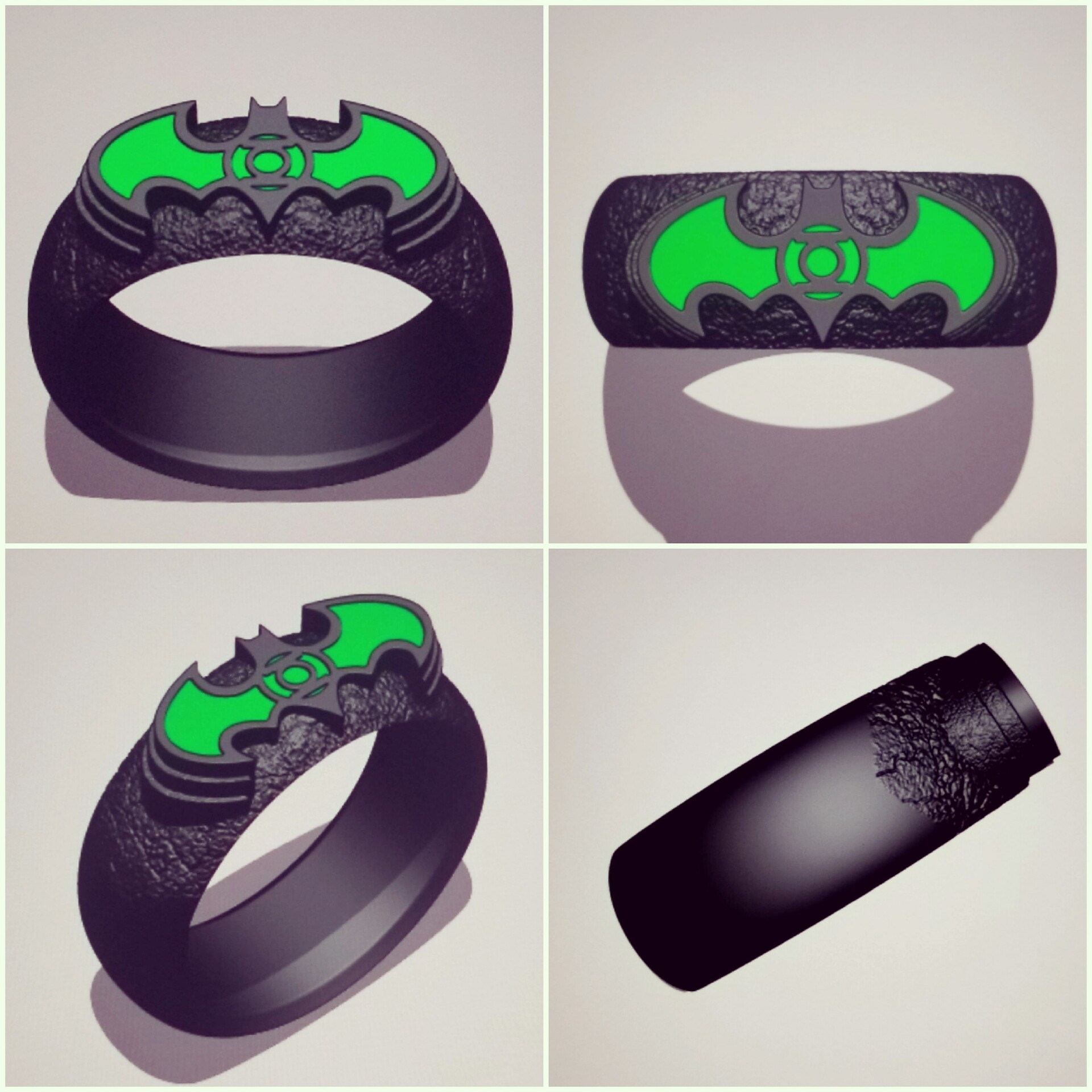 ArtStation Batman Green Lantern Ring, Brendon Burke