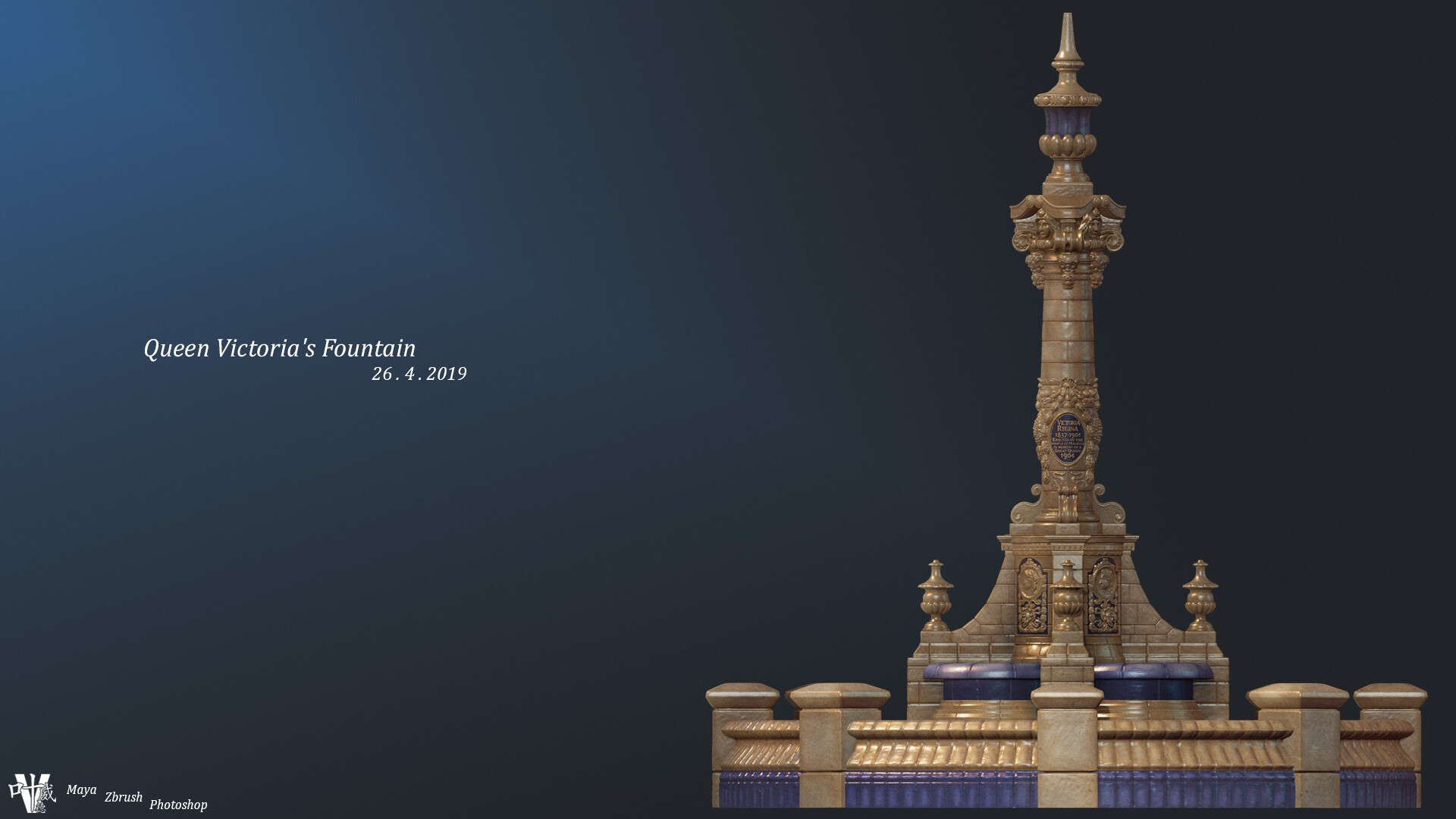 queen victoria s fountain victor yap